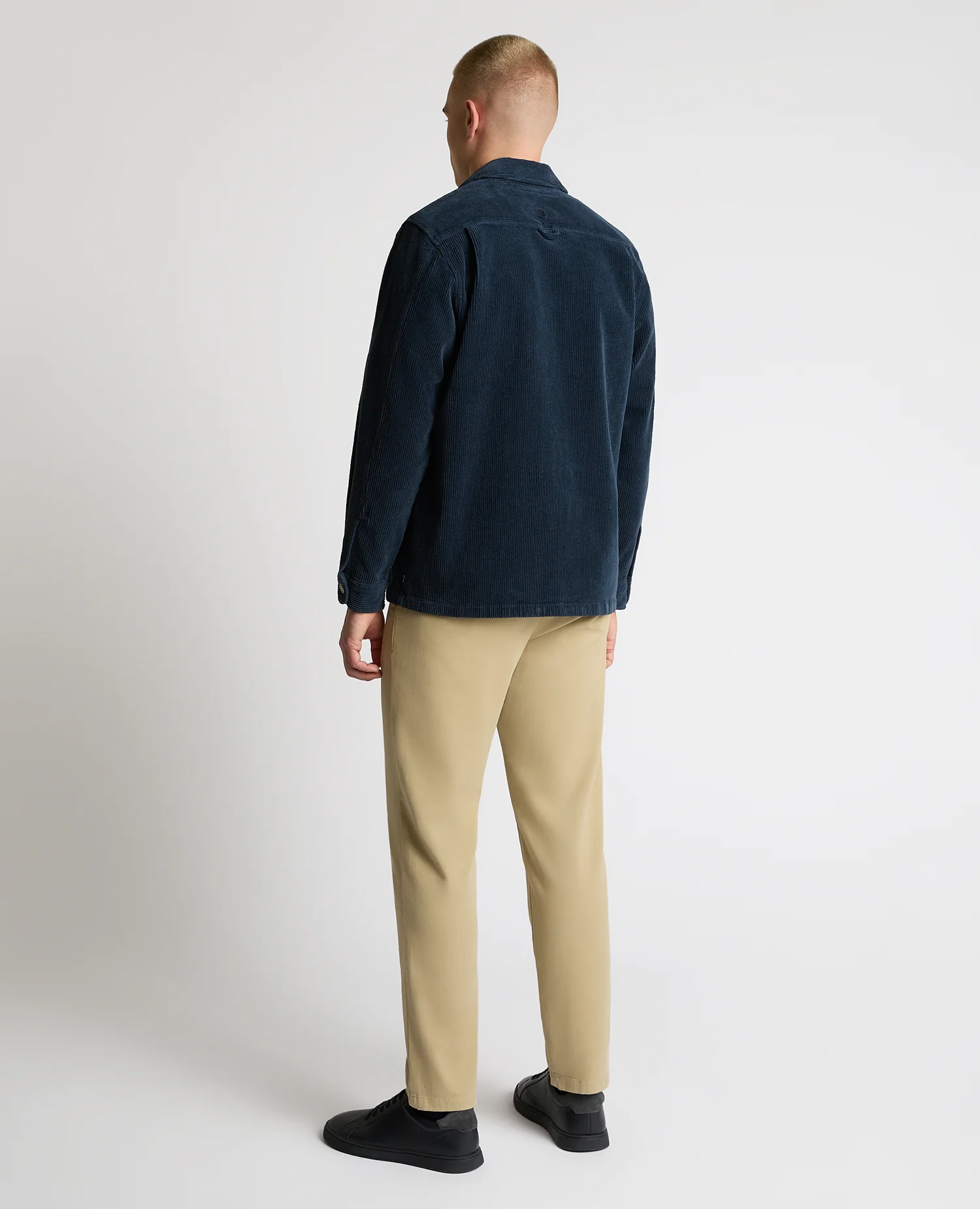 Regular Fit Cord Shacket - Image 3