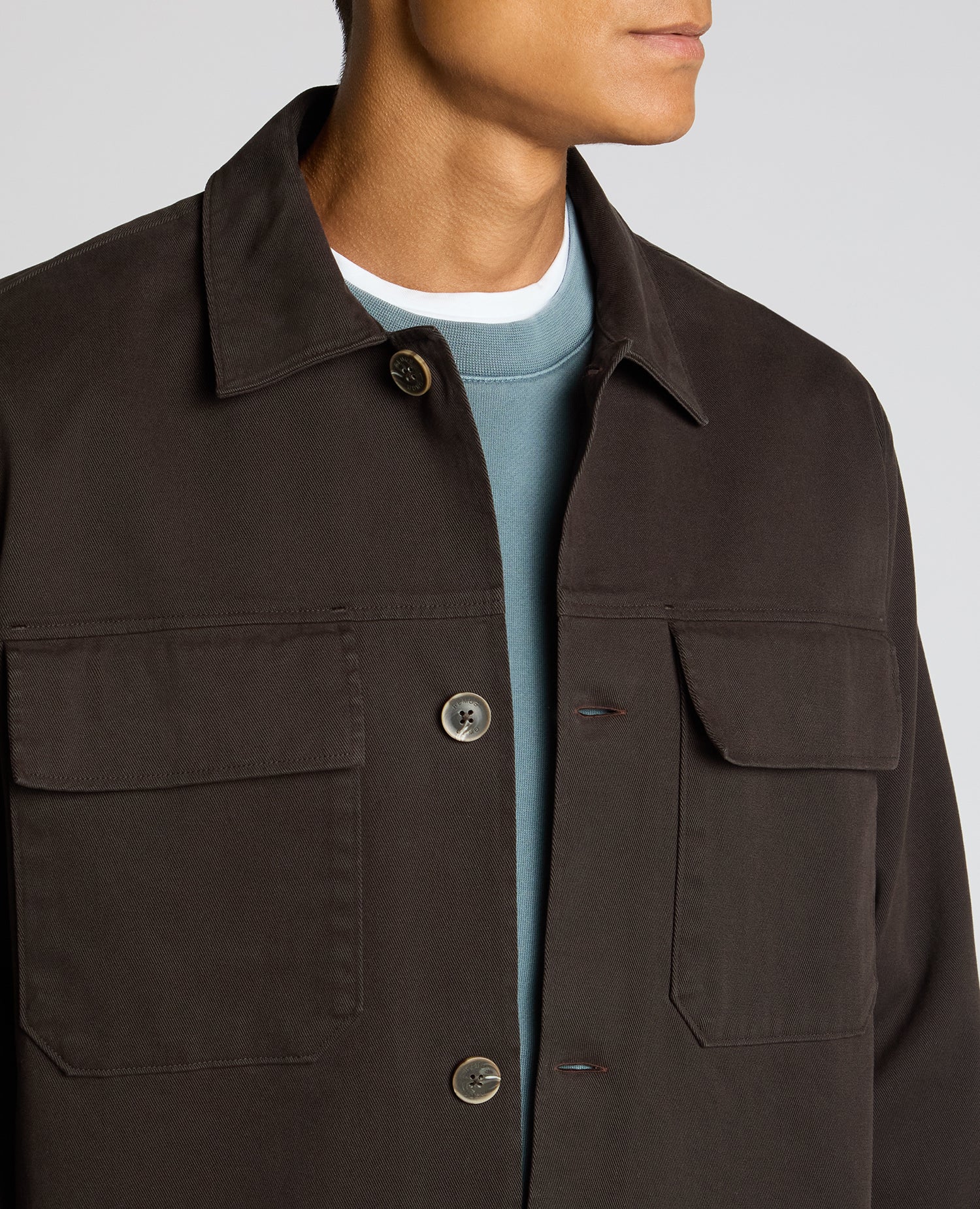 Regular Fit Double Pocket Shacket - Image 5