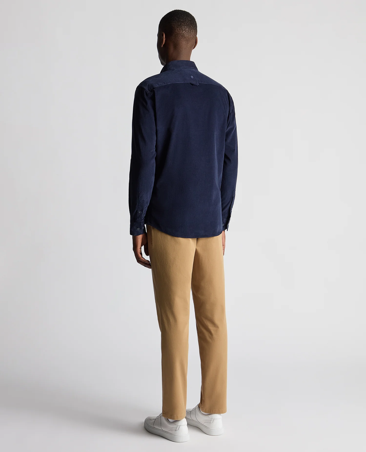 Tapered Fit Micro Corduroy Shirt - Image 3