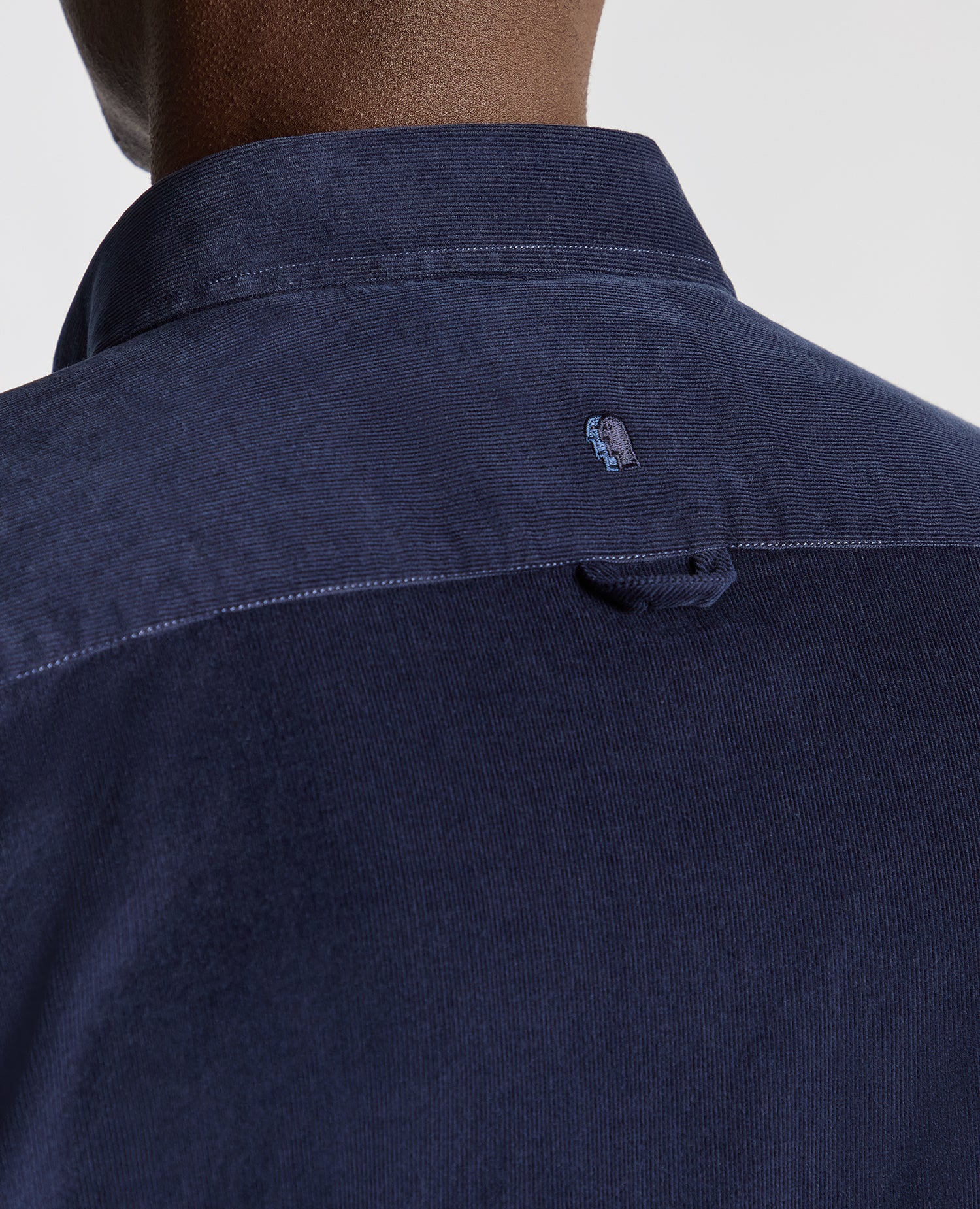 Tapered Fit Micro Corduroy Shirt - Image 6