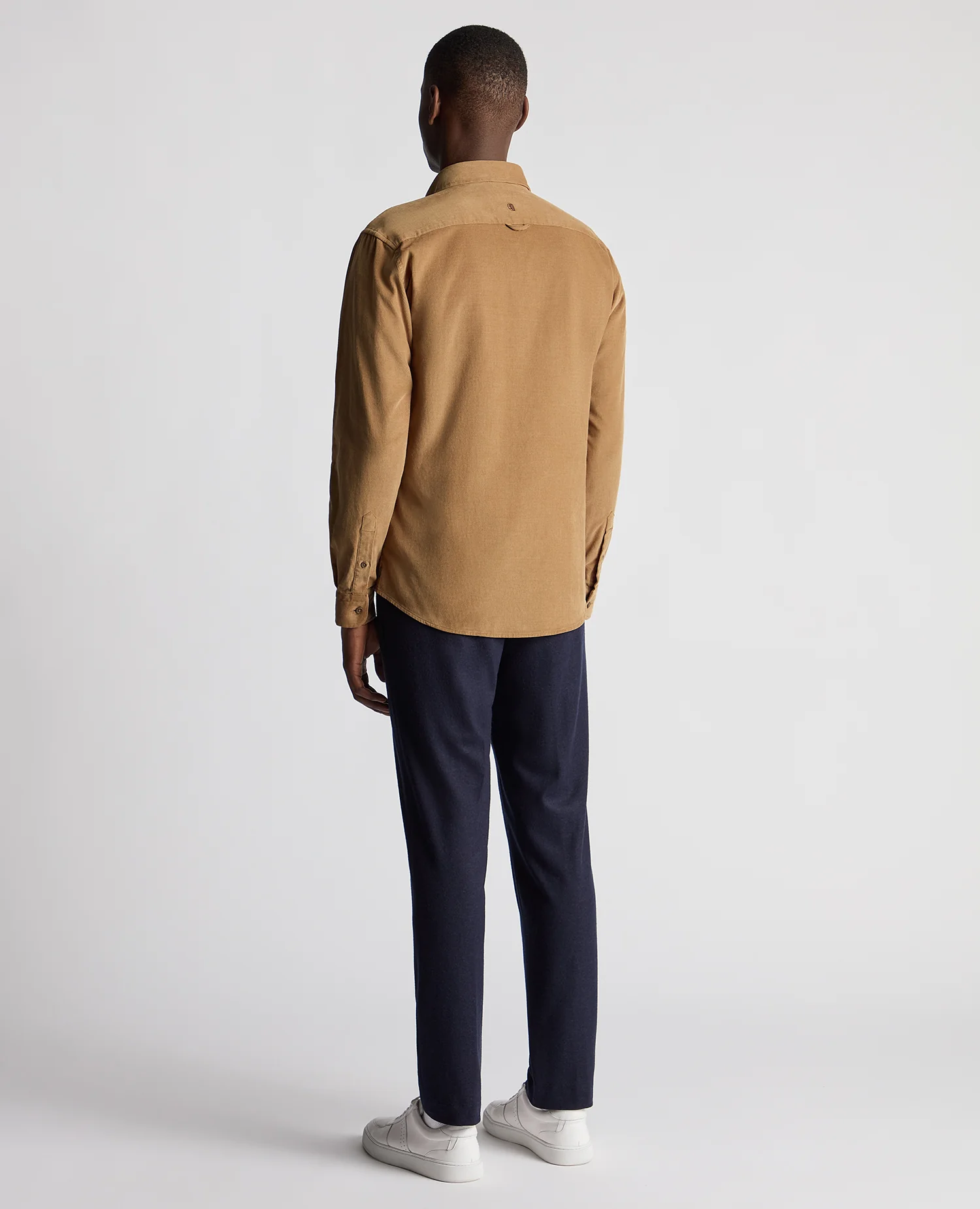 Tapered Fit Micro Corduroy Shirt - Image 3