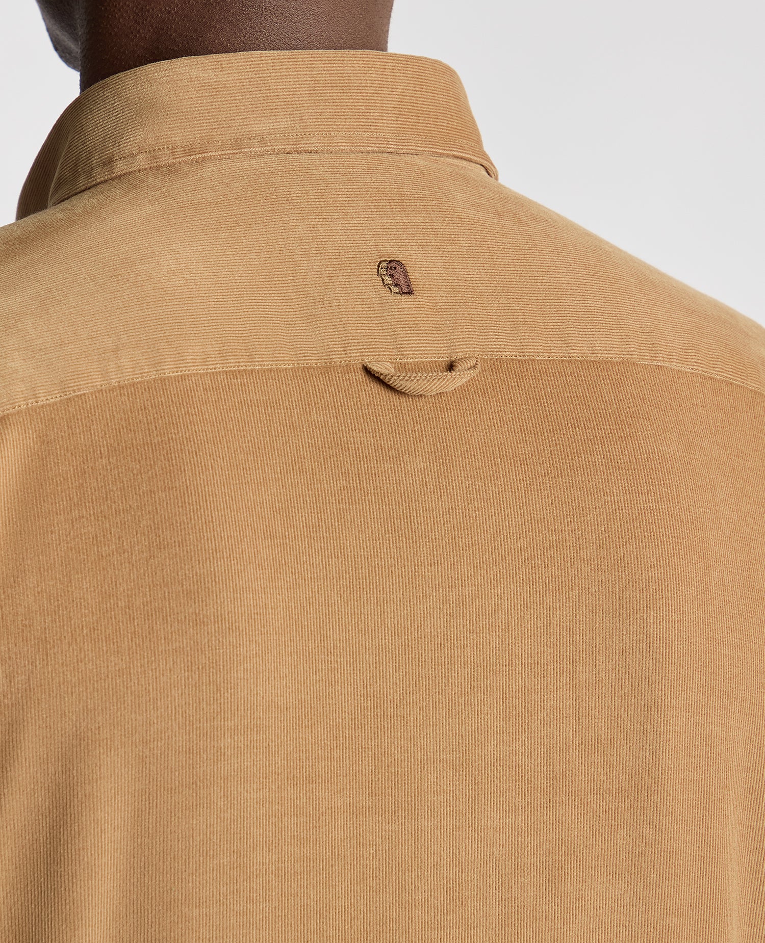Tapered Fit Micro Corduroy Shirt - Image 5
