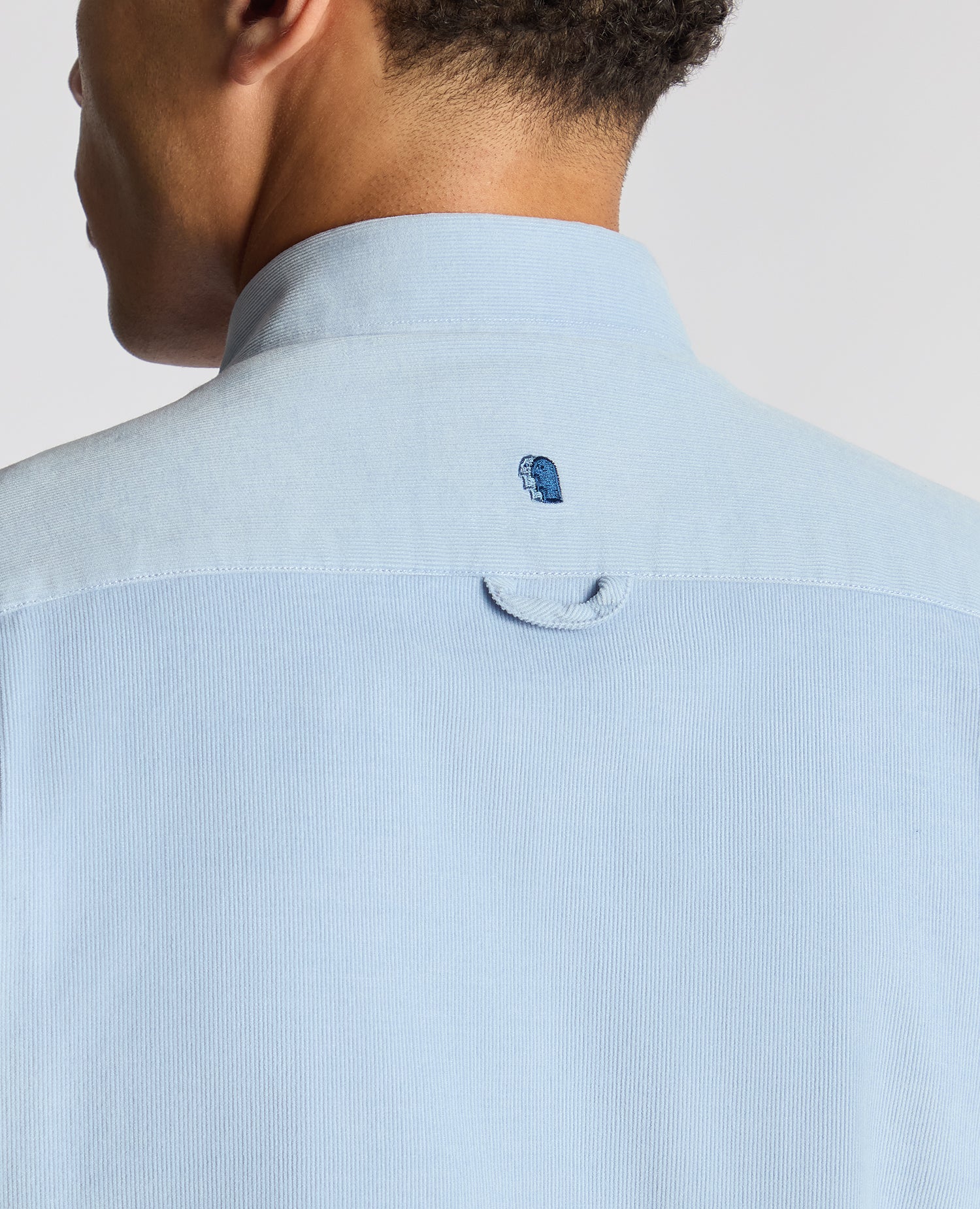 Tapered Fit Micro Corduroy Shirt - Image 5