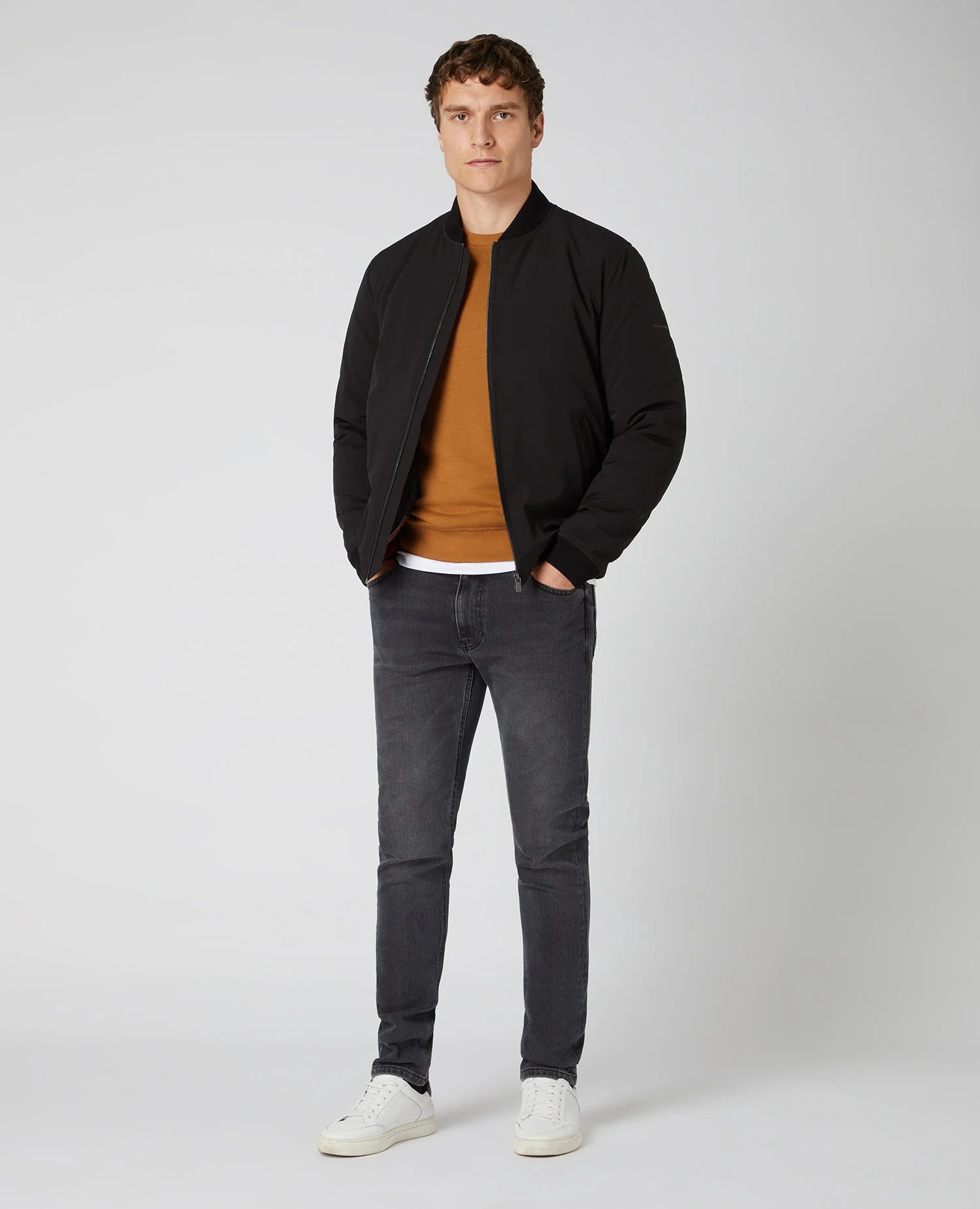 Tapered Fit Cotton-Blend Sweatshirt - Image 2
