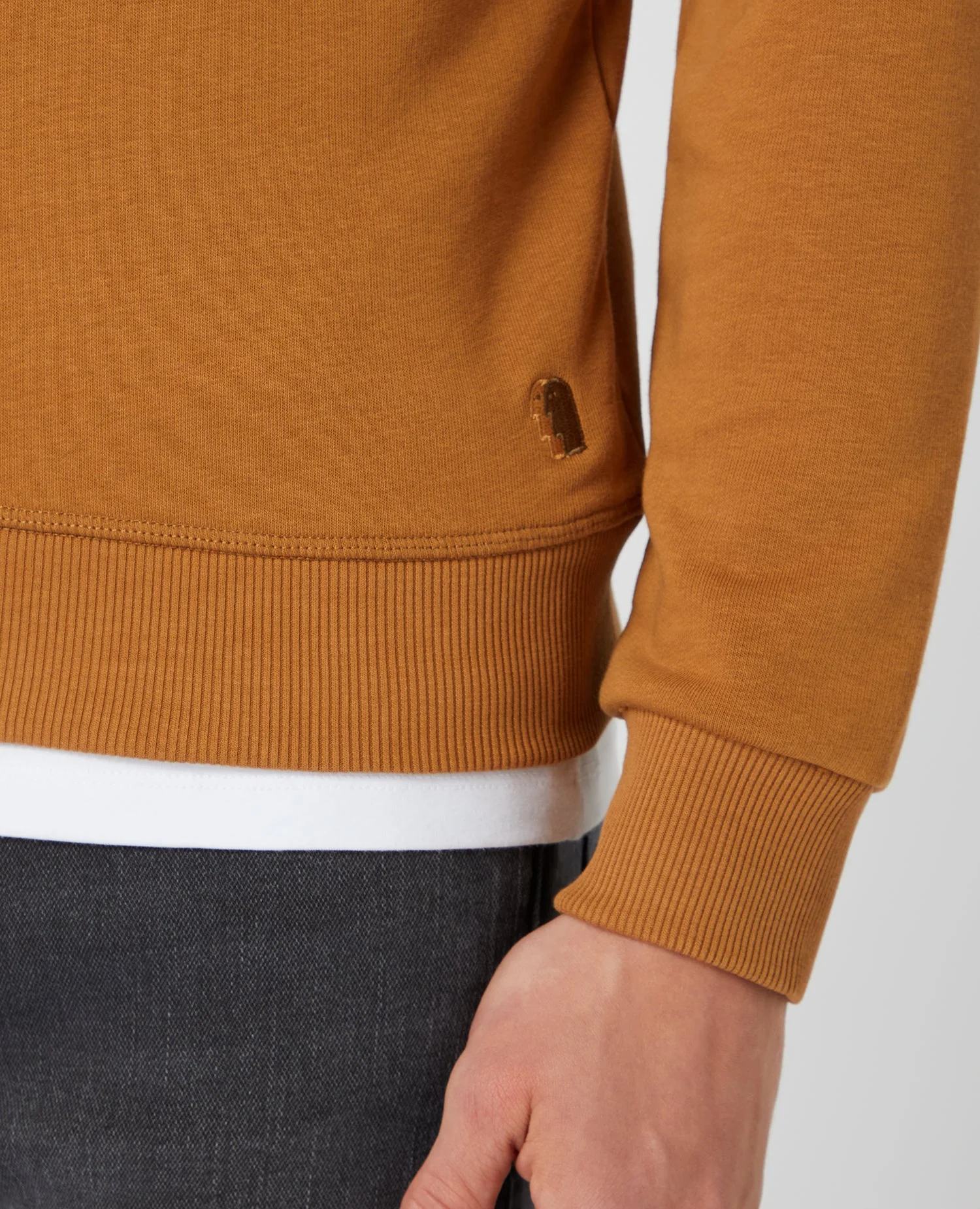 Tapered Fit Cotton-Blend Sweatshirt - Image 5