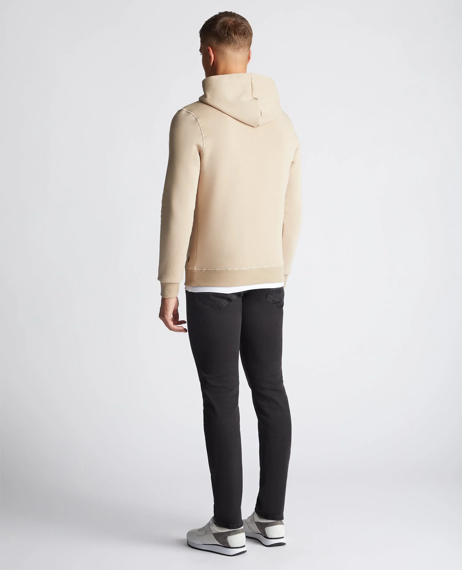Tapered Fit Cotton-Blend Hoodie - Image 3