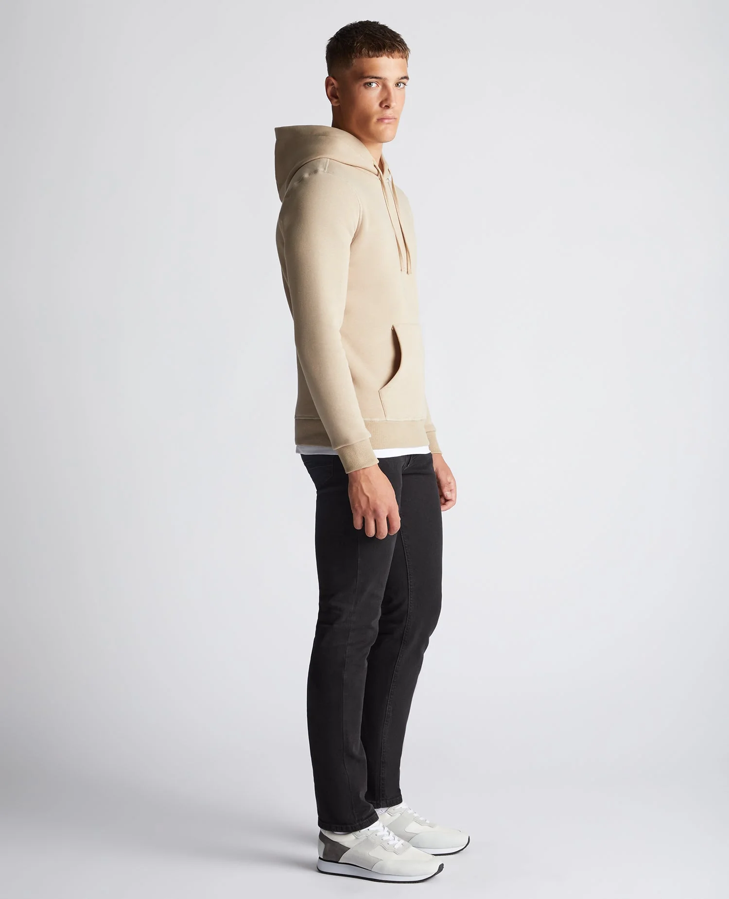 Tapered Fit Cotton-Blend Hoodie - Image 4