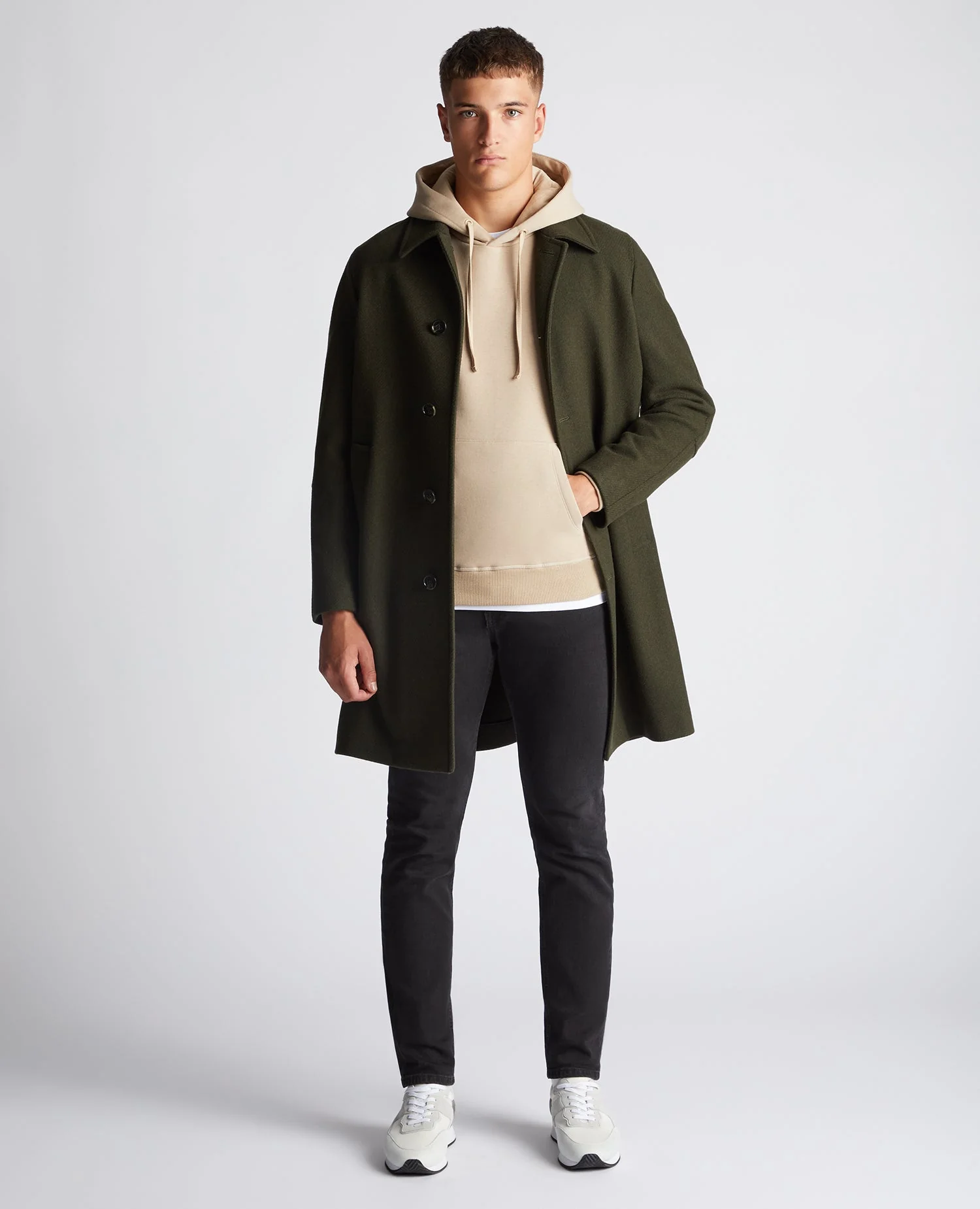Tapered Fit Cotton-Blend Hoodie - Image 5