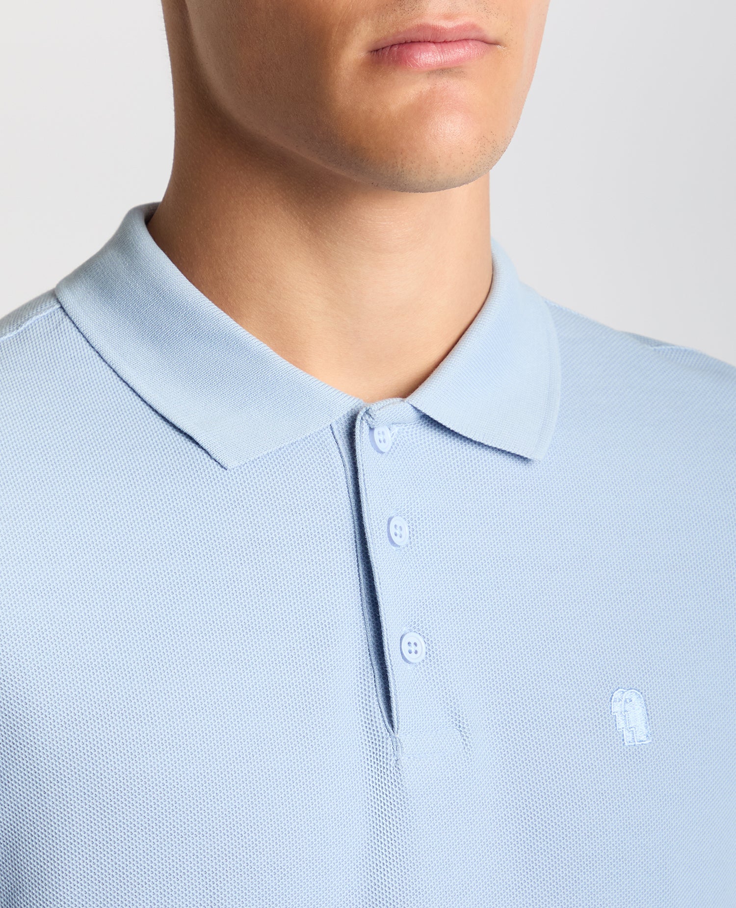 Tapered Fit Cotton Pique Polo Shirt - Image 5
