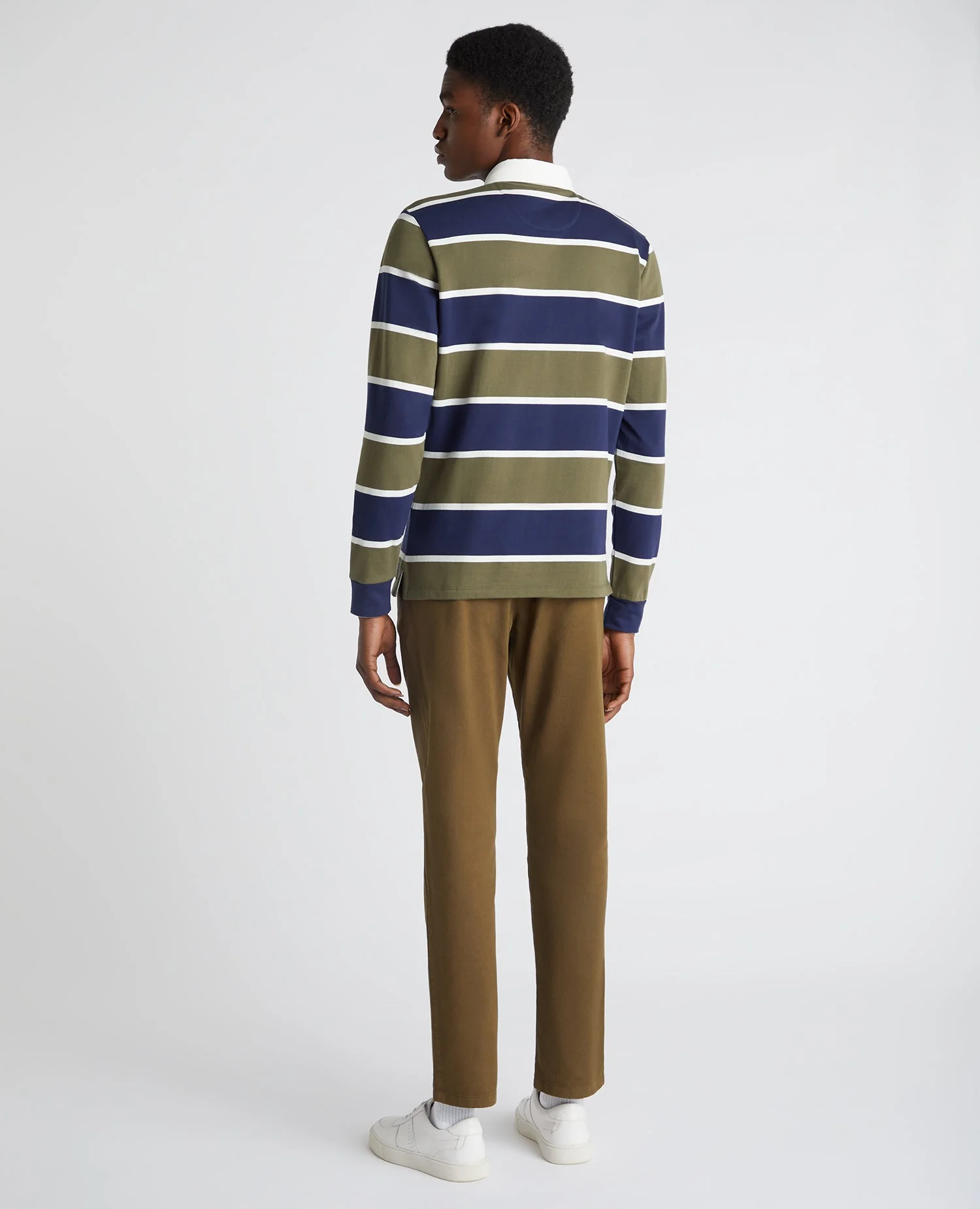 Tapered Fit Cotton-Blend Polo Shirt - Image 3