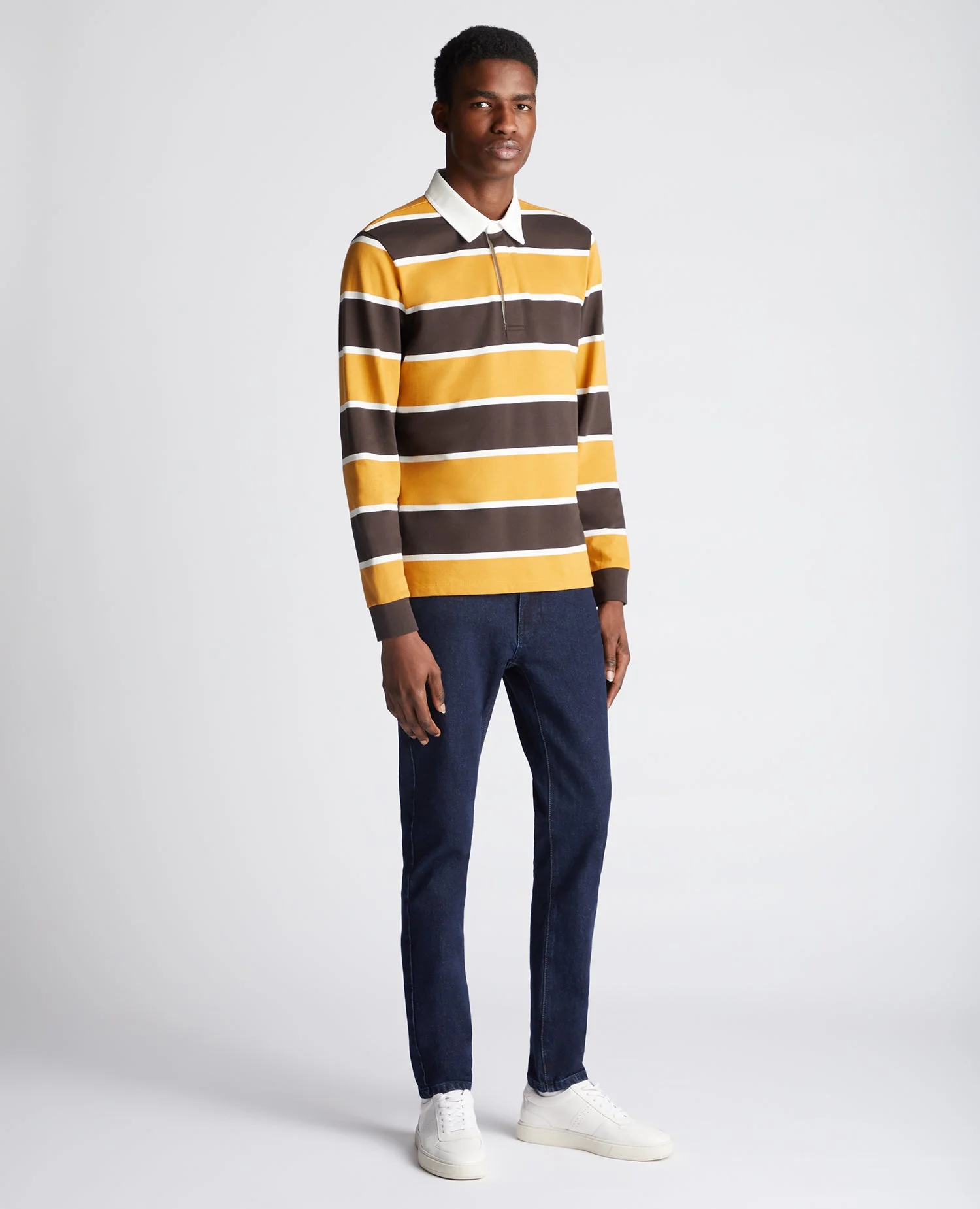 Tapered Fit Cotton-Blend Polo Shirt - Image 2