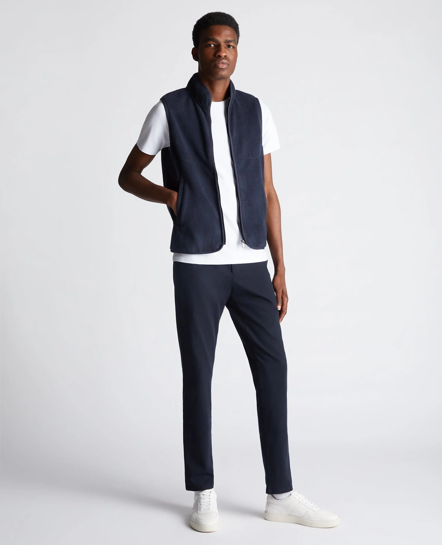 Slim Fit Gilet Fleece - Image 2