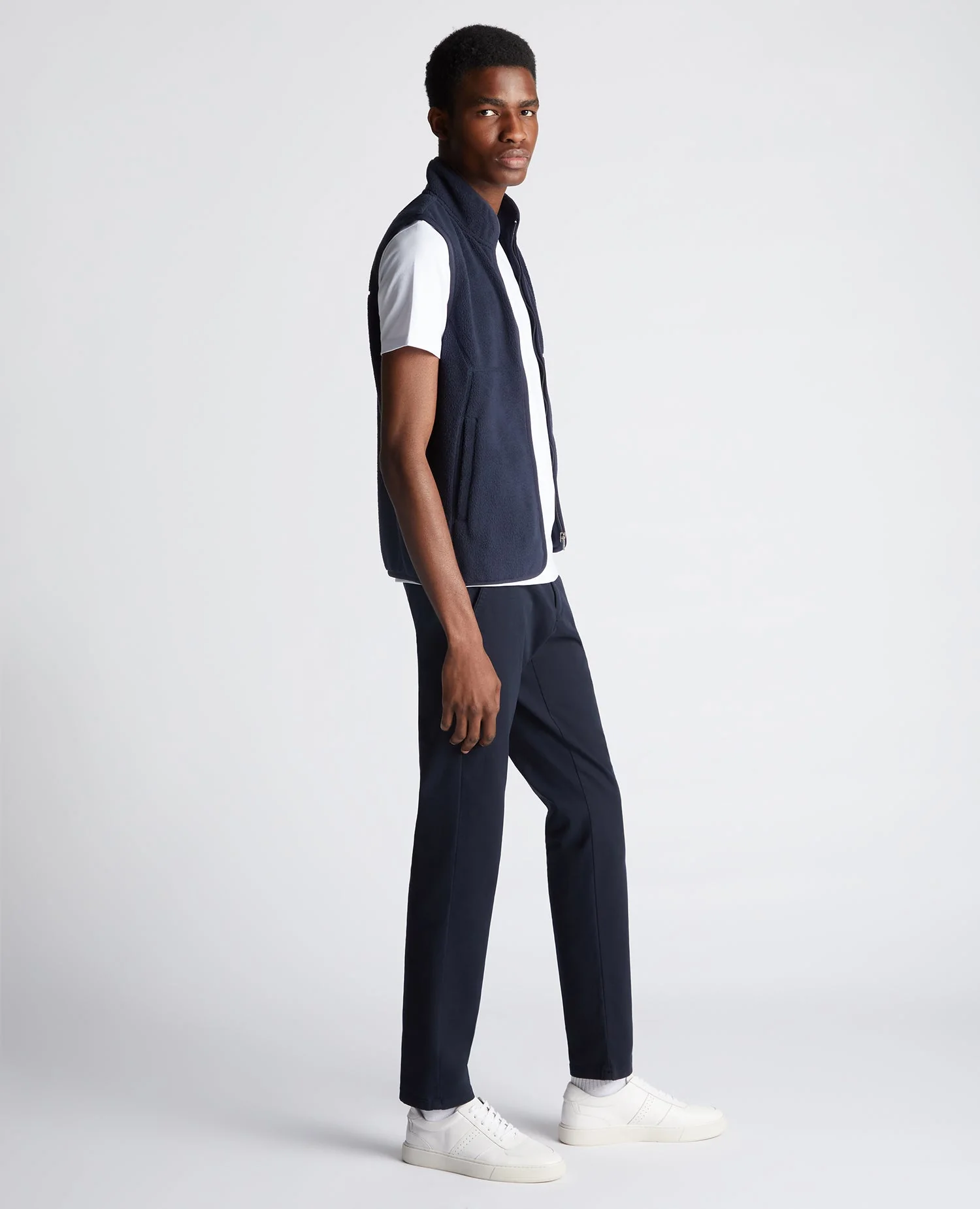 Slim Fit Gilet Fleece - Image 4