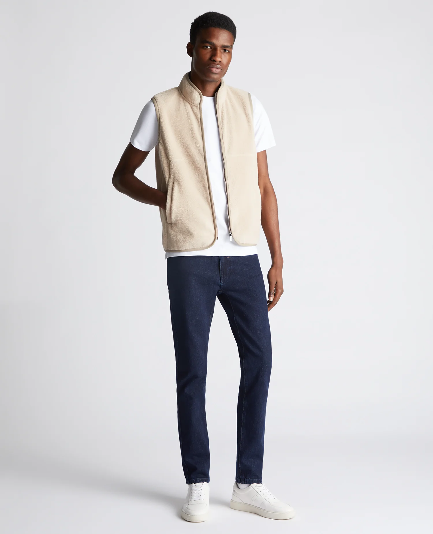 Slim Fit Gilet Fleece - Image 2