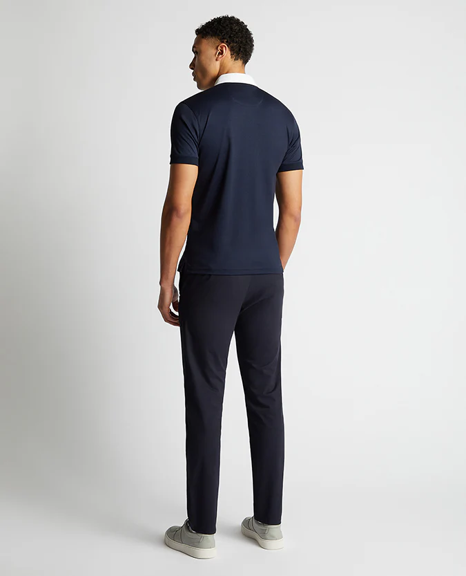 Tapered Fit Cotton-Blend Polo Shirt - Image 3