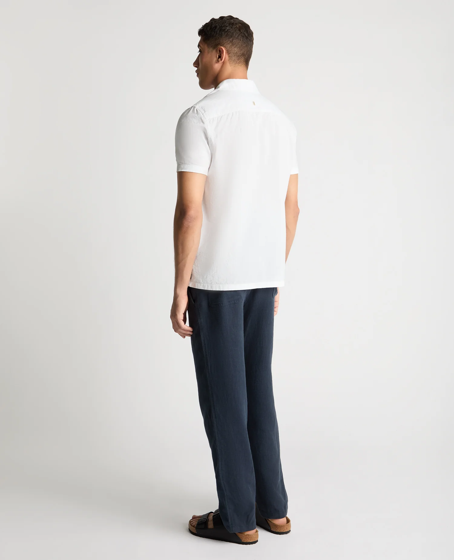 Tapered Fit Cotton Blend Shirt - Image 3