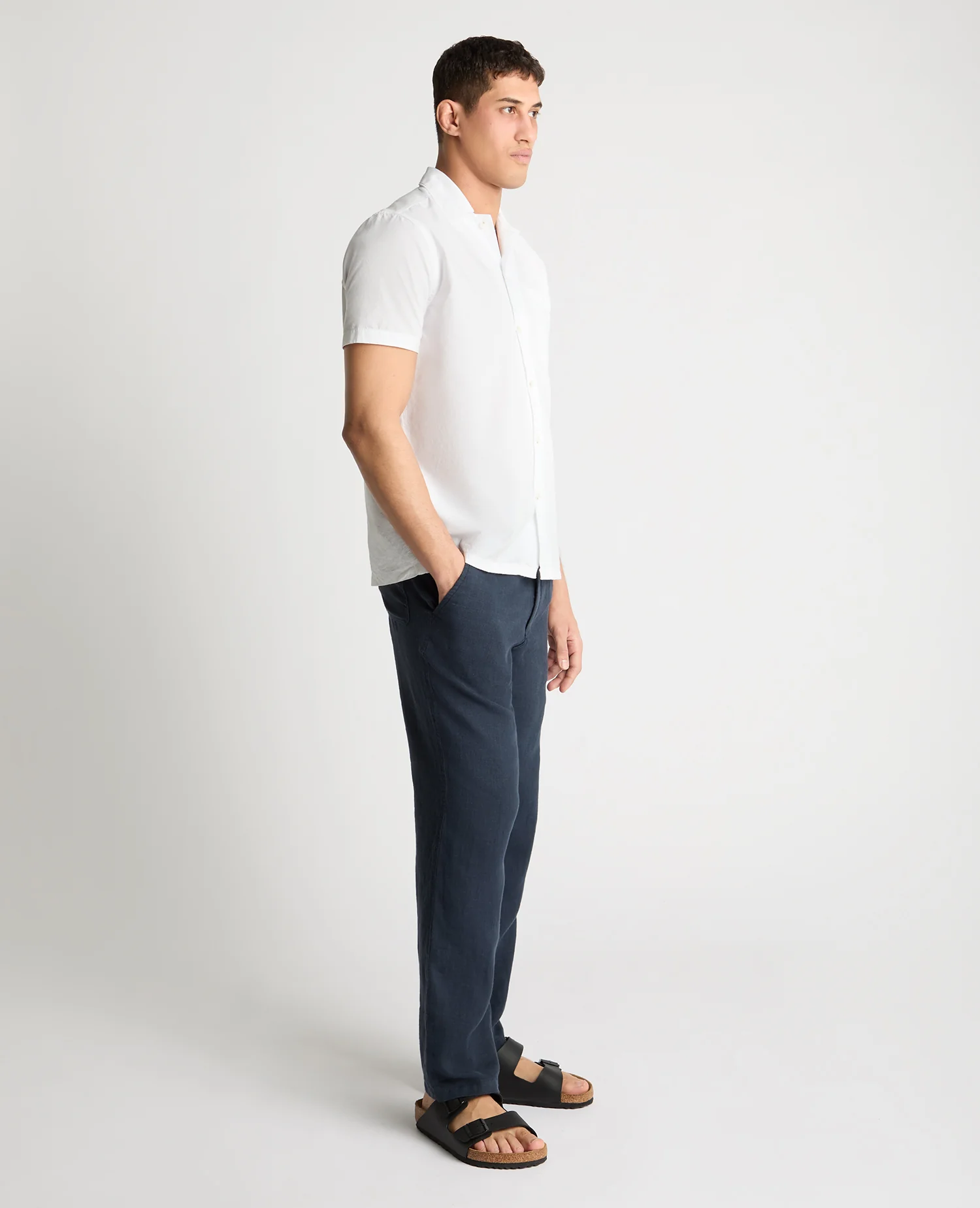 Tapered Fit Cotton Blend Shirt - Image 4