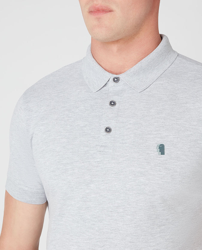 Tapered Fit Cotton-Blend Stretch Polo Shirt - Image 4