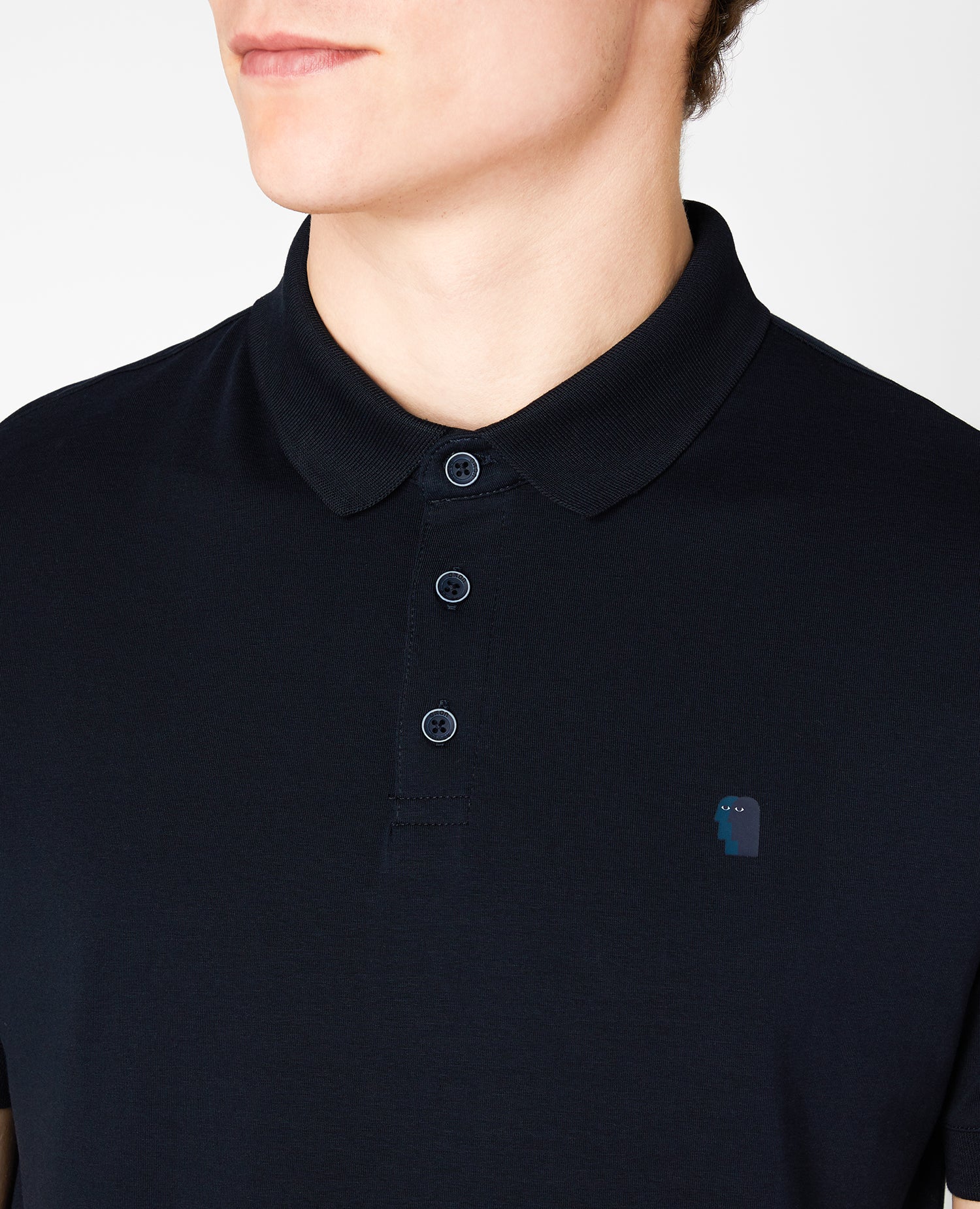 Tapered Fit Cotton-Stretch Polo Shirt - Image 4