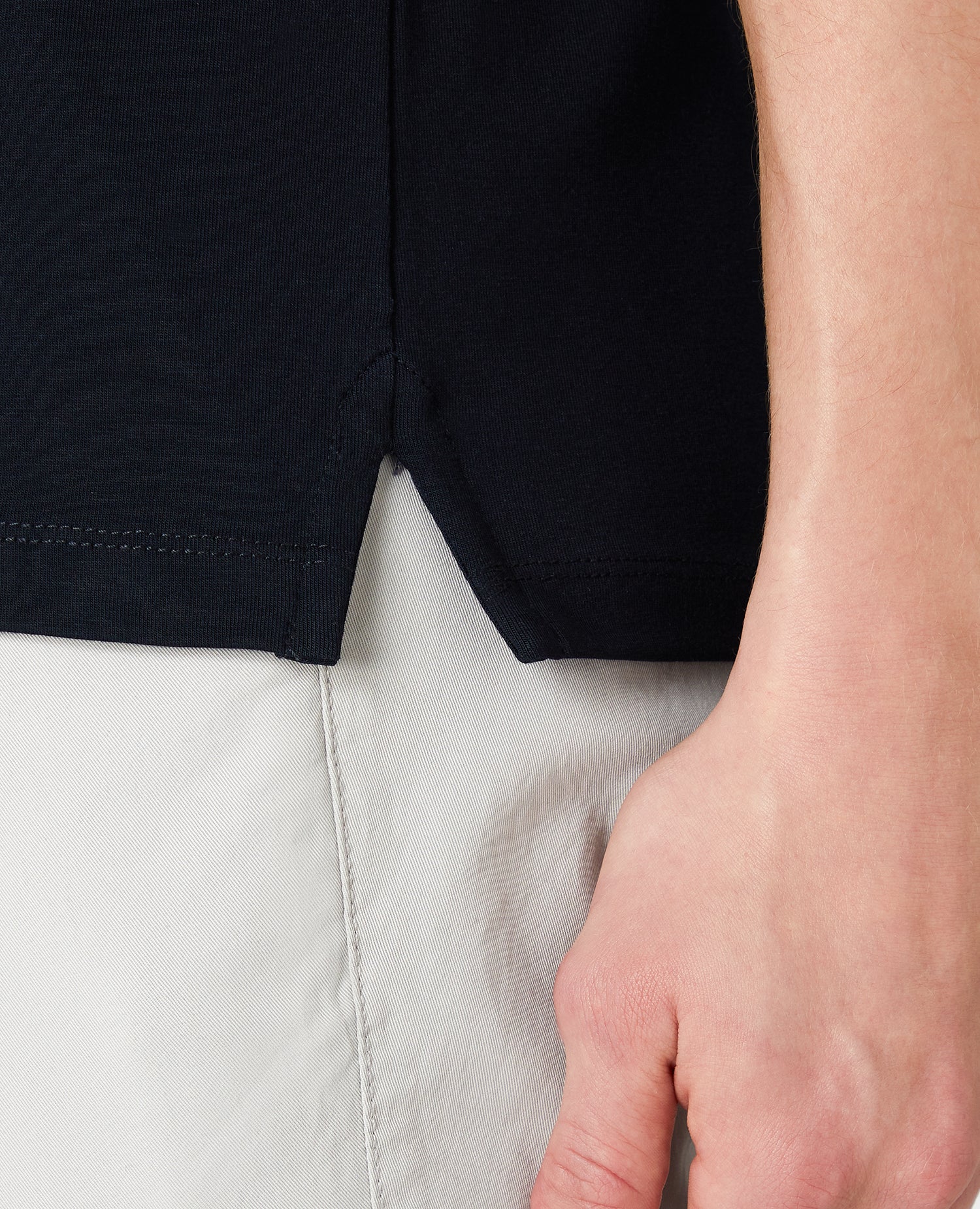 Tapered Fit Cotton-Stretch Polo Shirt - Image 5