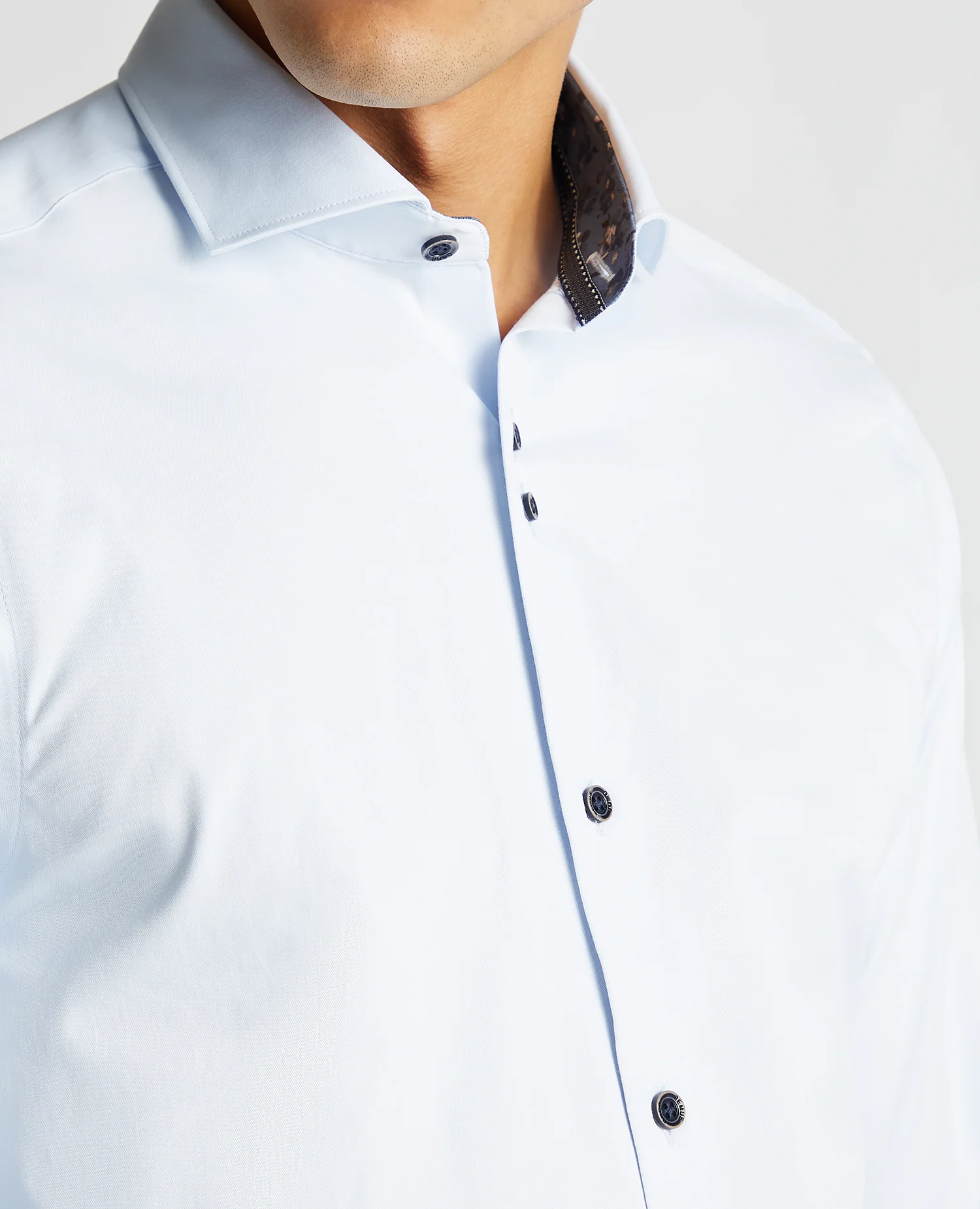 Tapered Fit Cotton-Blend Stretch Shirt - Image 5