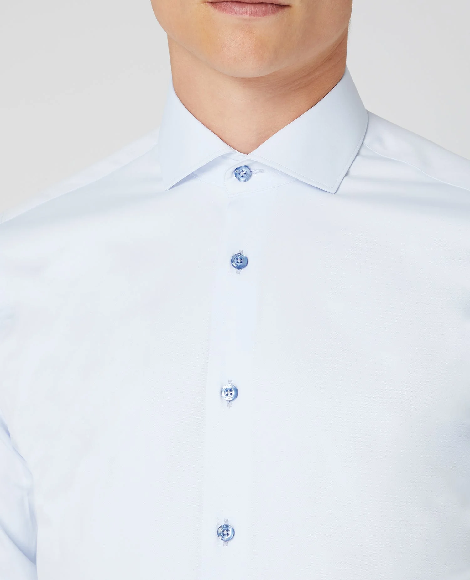 Tapered Fit Cotton Stretch Shirt - Image 4
