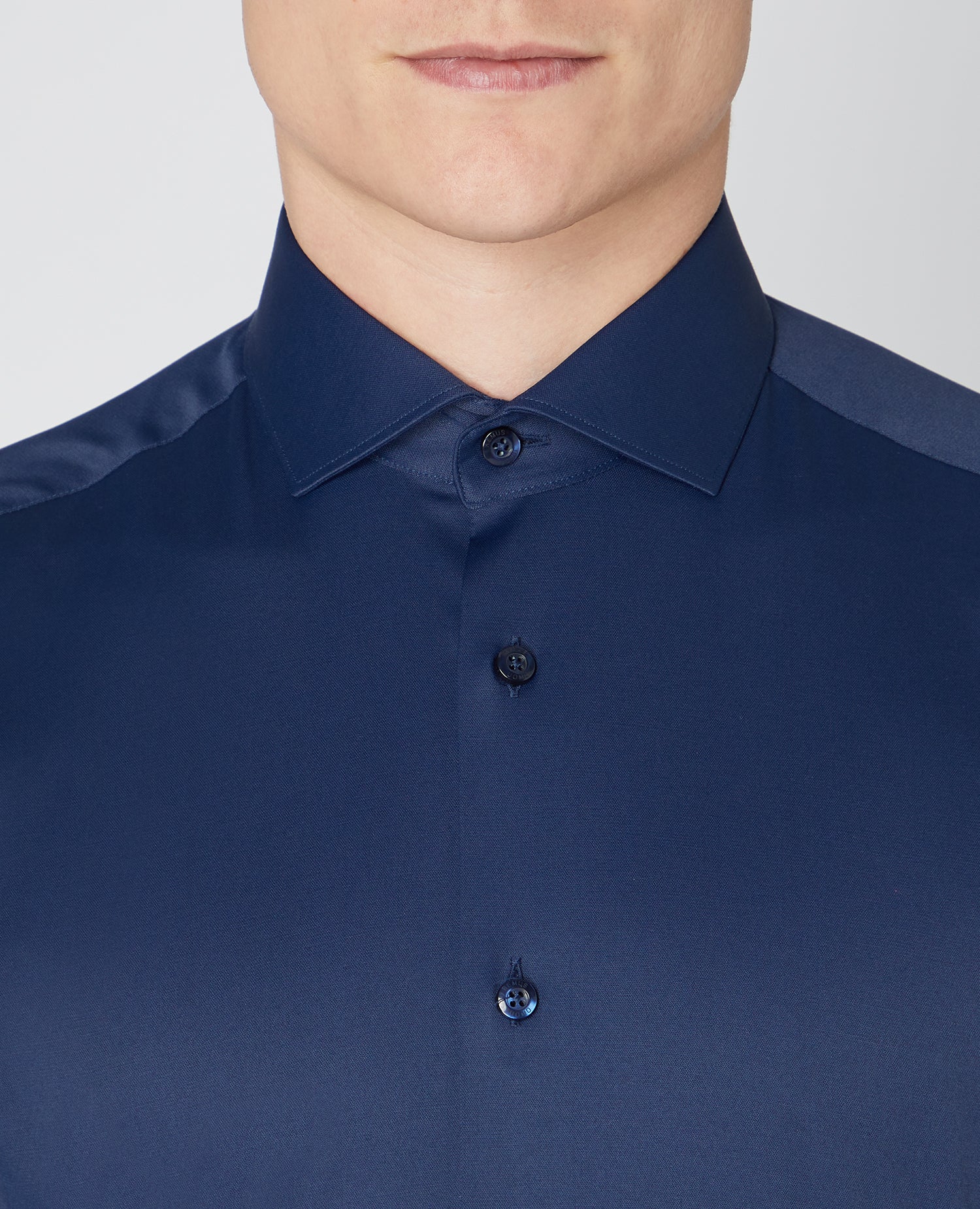 Tapered Fit Cotton Stretch Shirt - Image 4