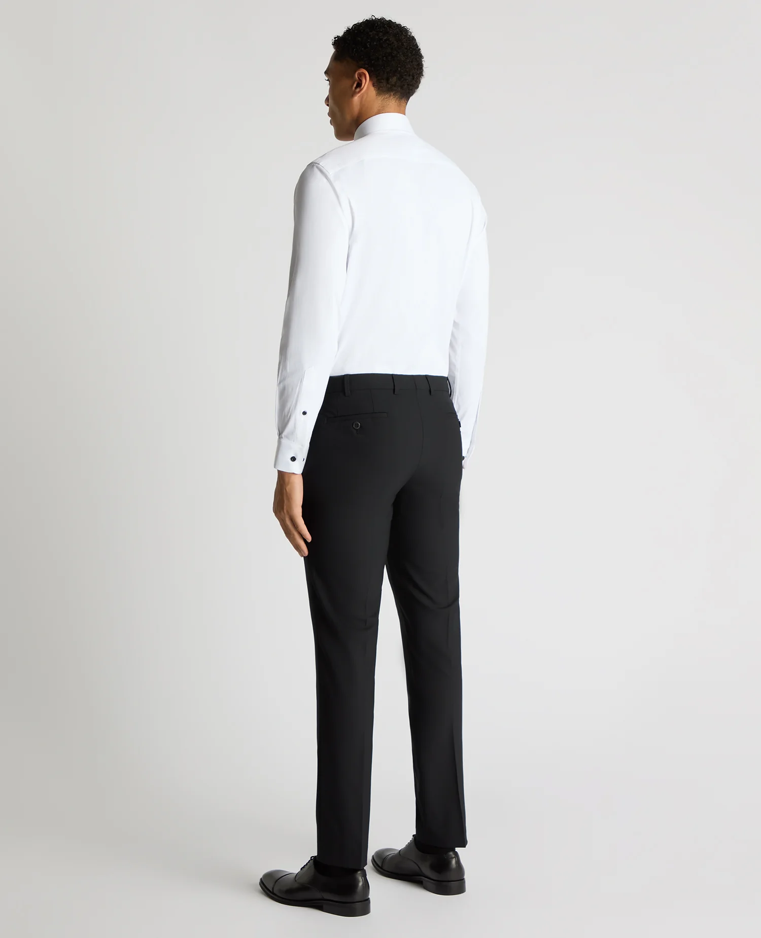 Tapered Fit Cotton-Blend Stretch Shirt - Image 3