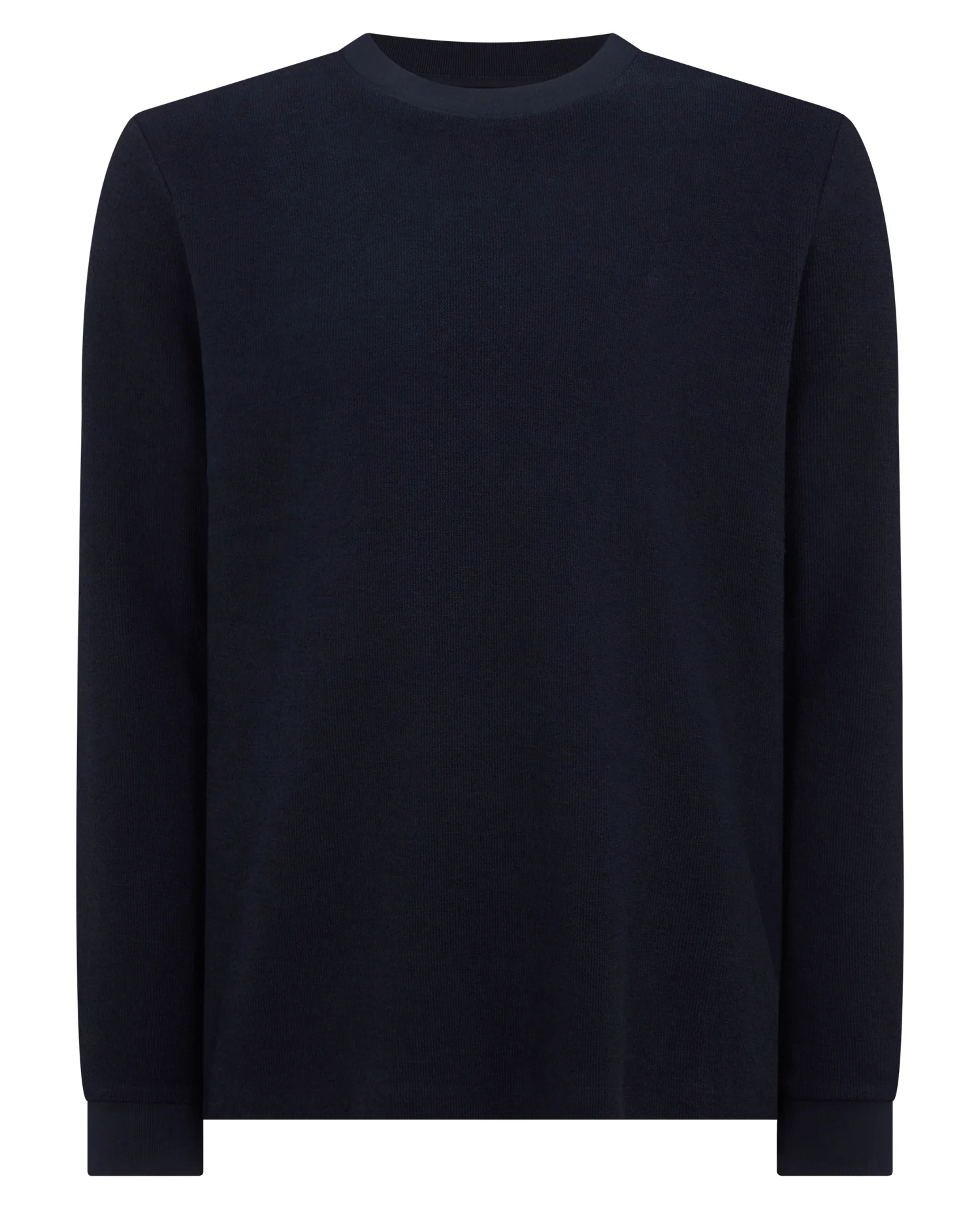 Tapered Fit Cotton Micro Waffle Sweatshirt - Image 6