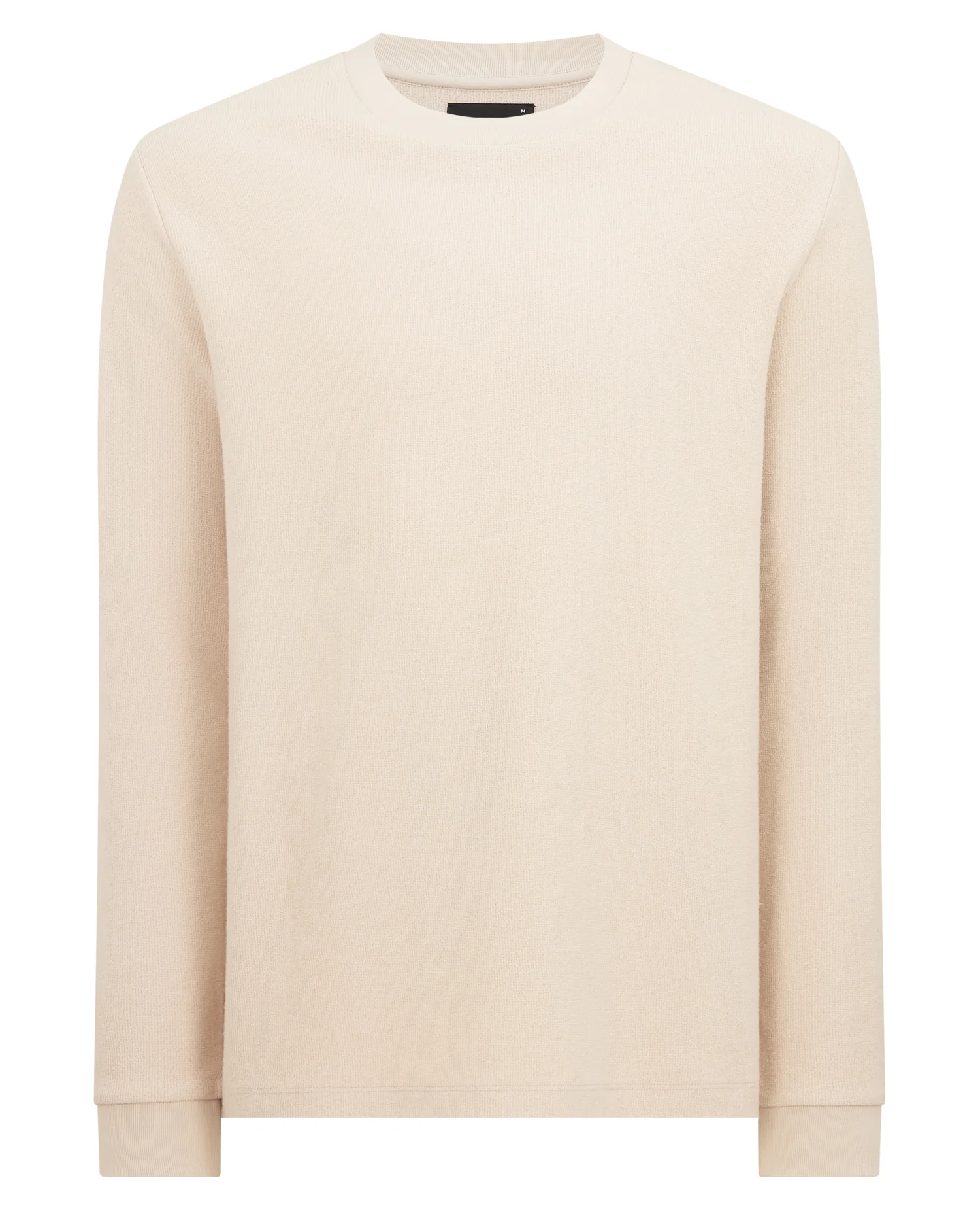 Tapered Fit Cotton Micro Waffle Sweatshirt - Image 6