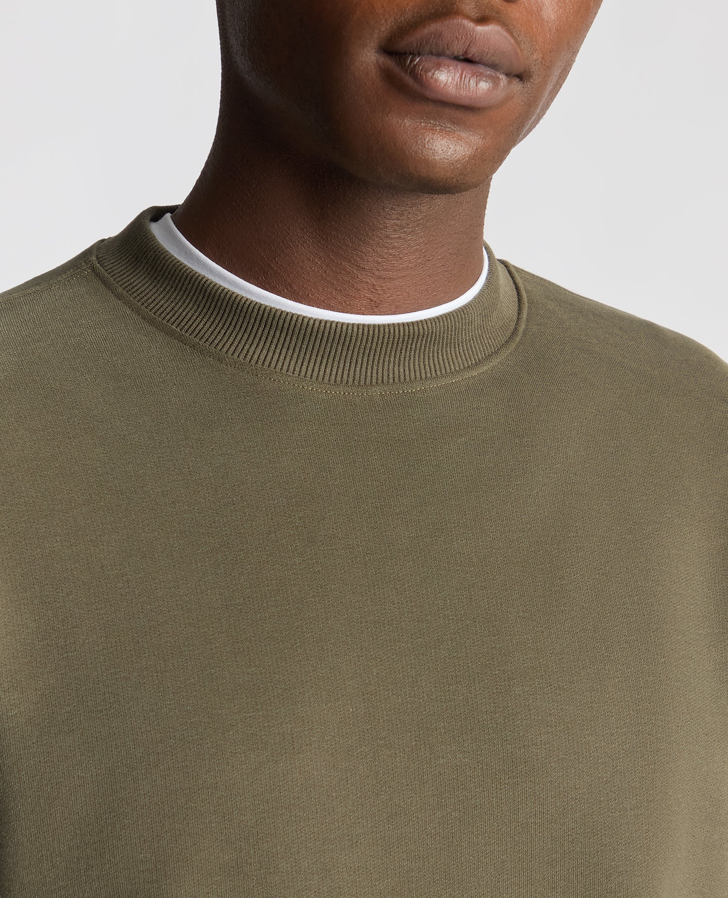 Tapered Fit Soft Touch Cotton-Blend Sweatshirt - Image 5