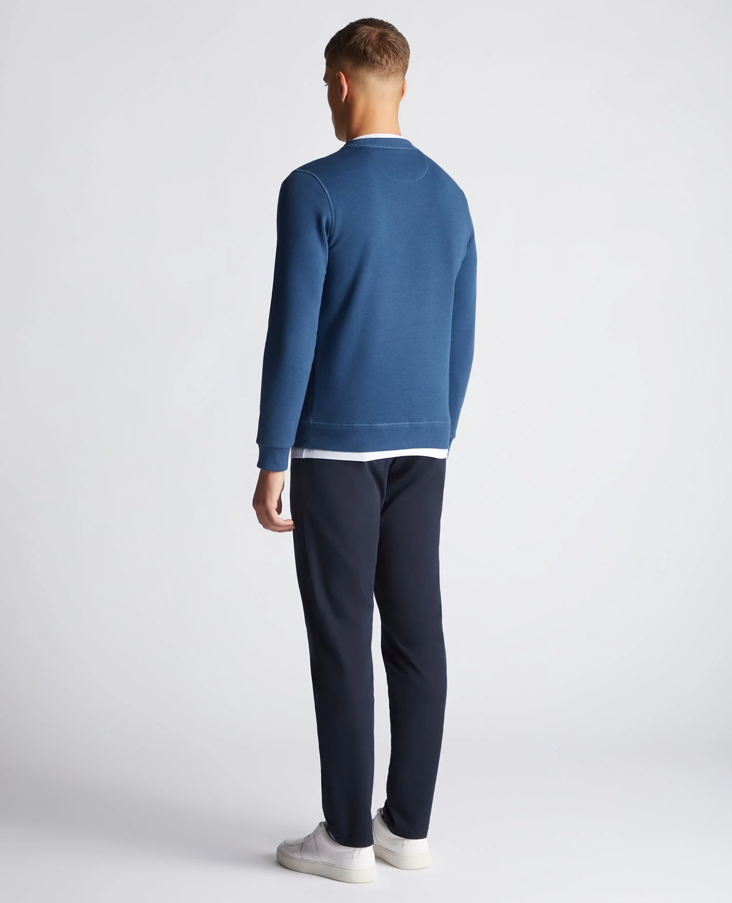 Tapered Fit Cotton-Blend Sweatshirt - Image 3