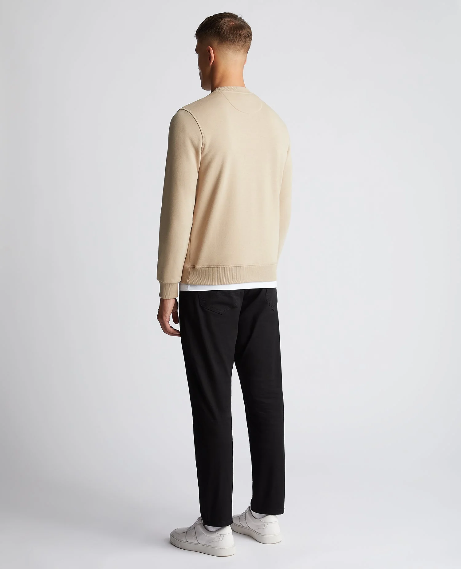 Tapered Fit Cotton-Blend Sweatshirt - Image 3