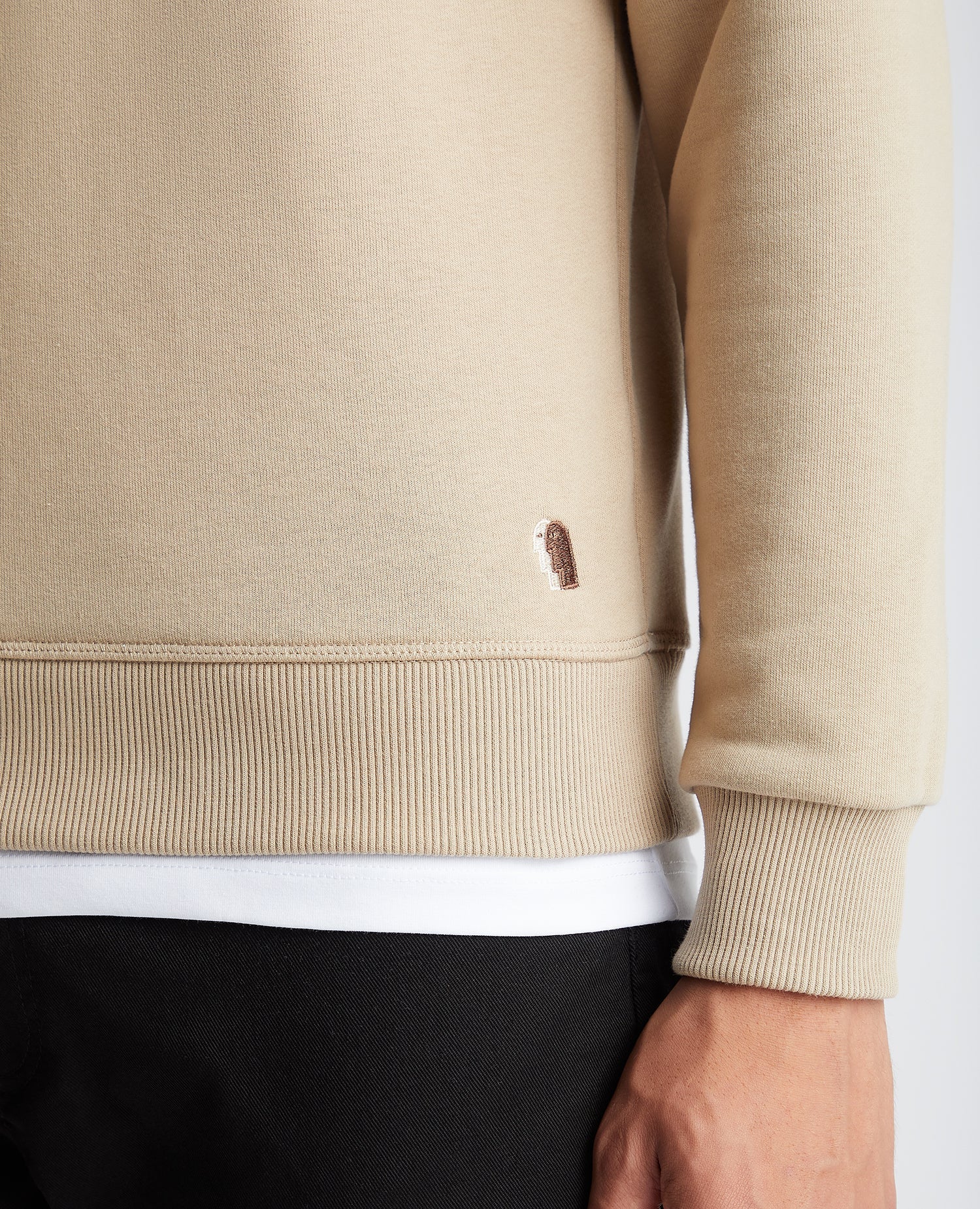 Tapered Fit Cotton-Blend Sweatshirt - Image 4