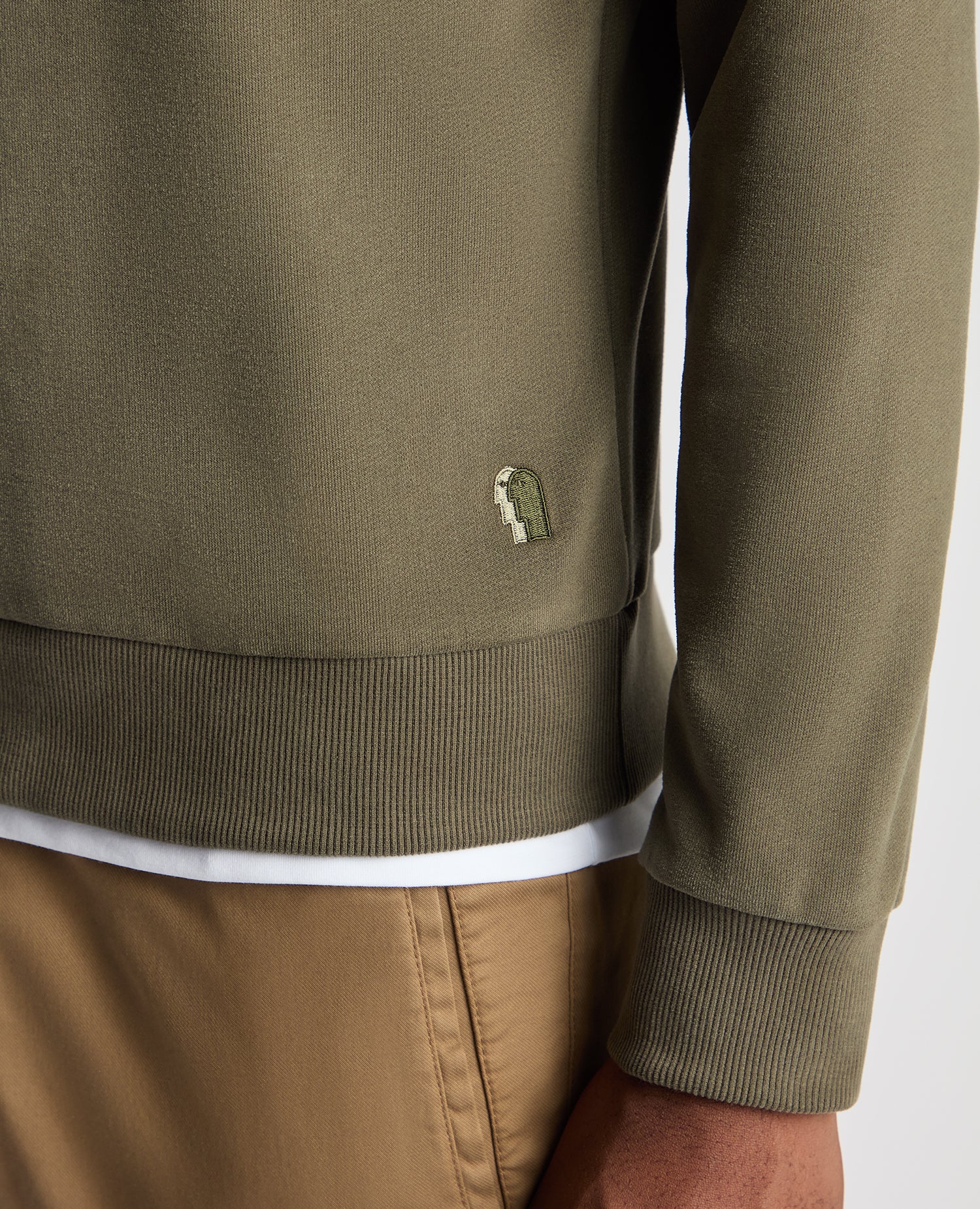 Tapered Fit Soft Touch Cotton-Blend Sweatshirt - Image 6