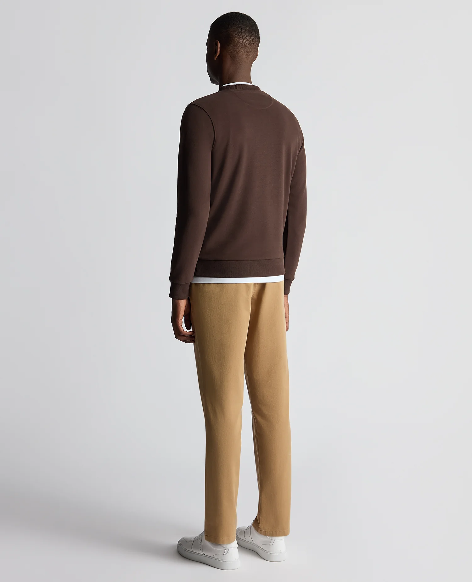 Tapered Fit Soft Touch Cotton-Blend Sweatshirt - Image 3