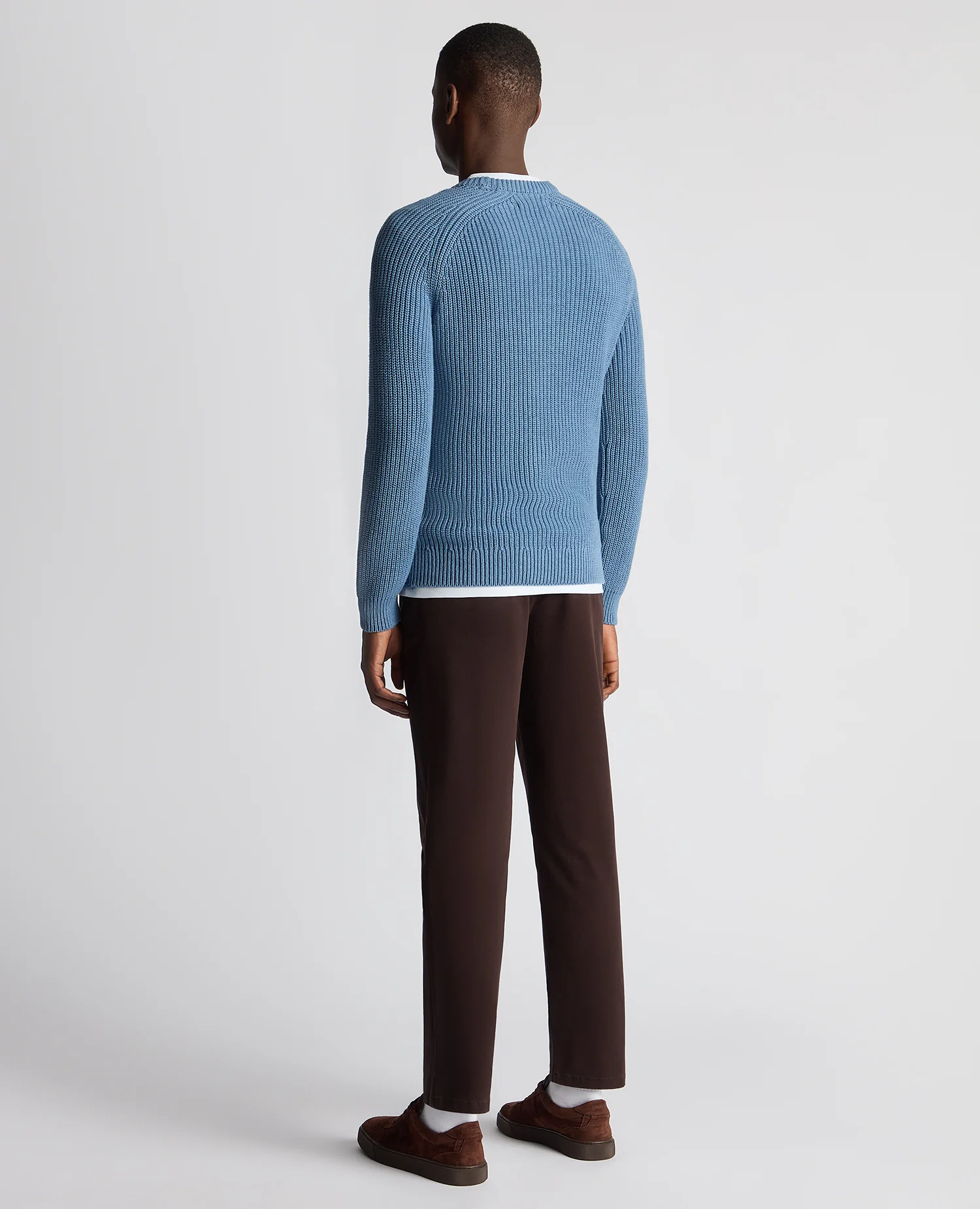 Tapered Fit Cotton Crew Neck - Image 3