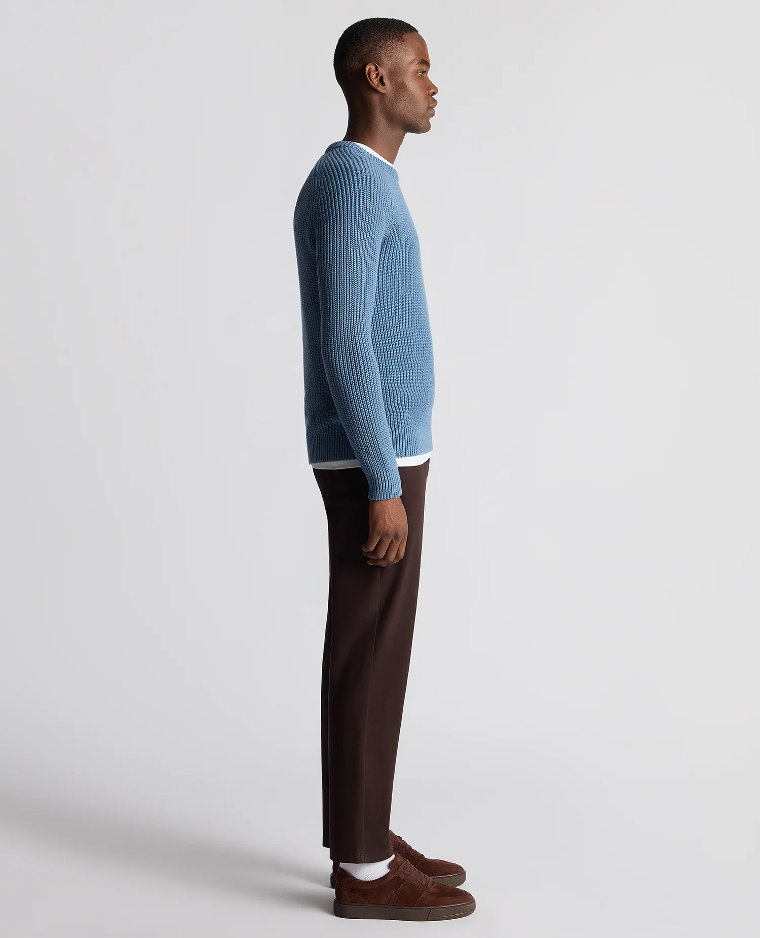 Tapered Fit Cotton Crew Neck - Image 4