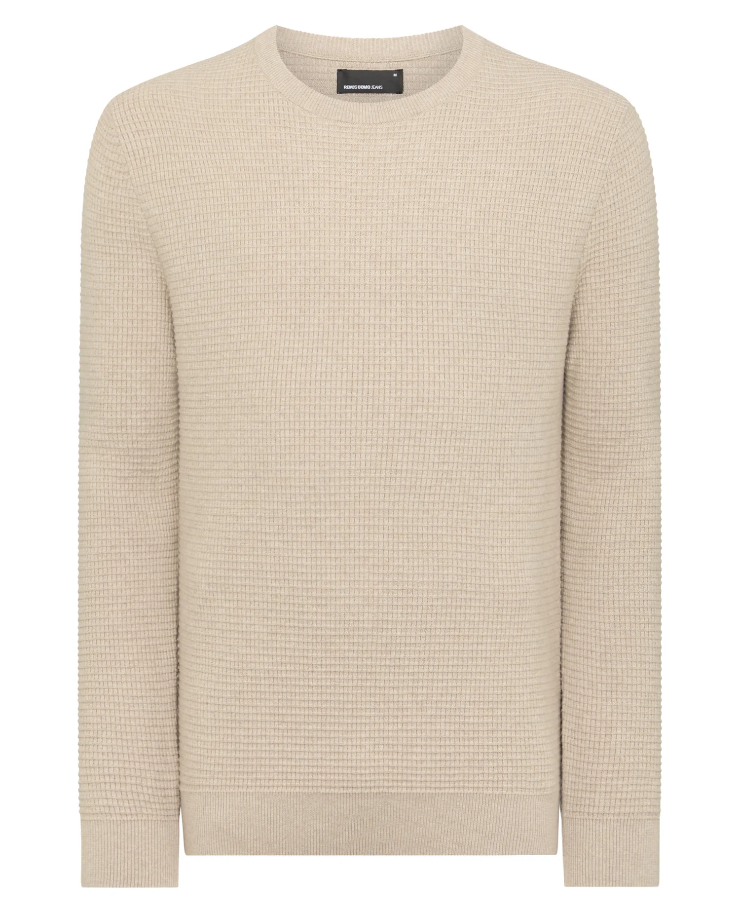 Tapered Fit Cotton Crew Neck Sweater - Image 6