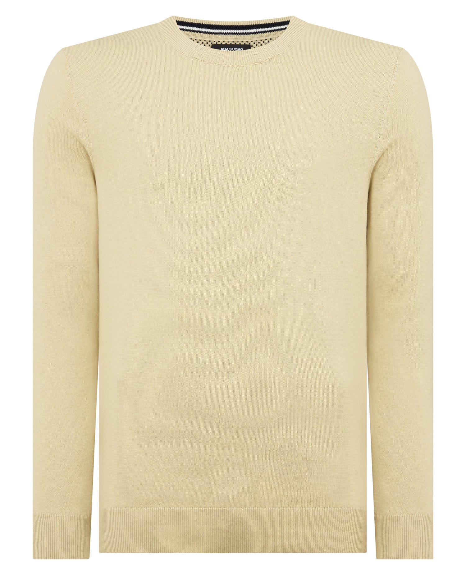 Tapered Fit Cotton Crew Neck Sweater - Image 6