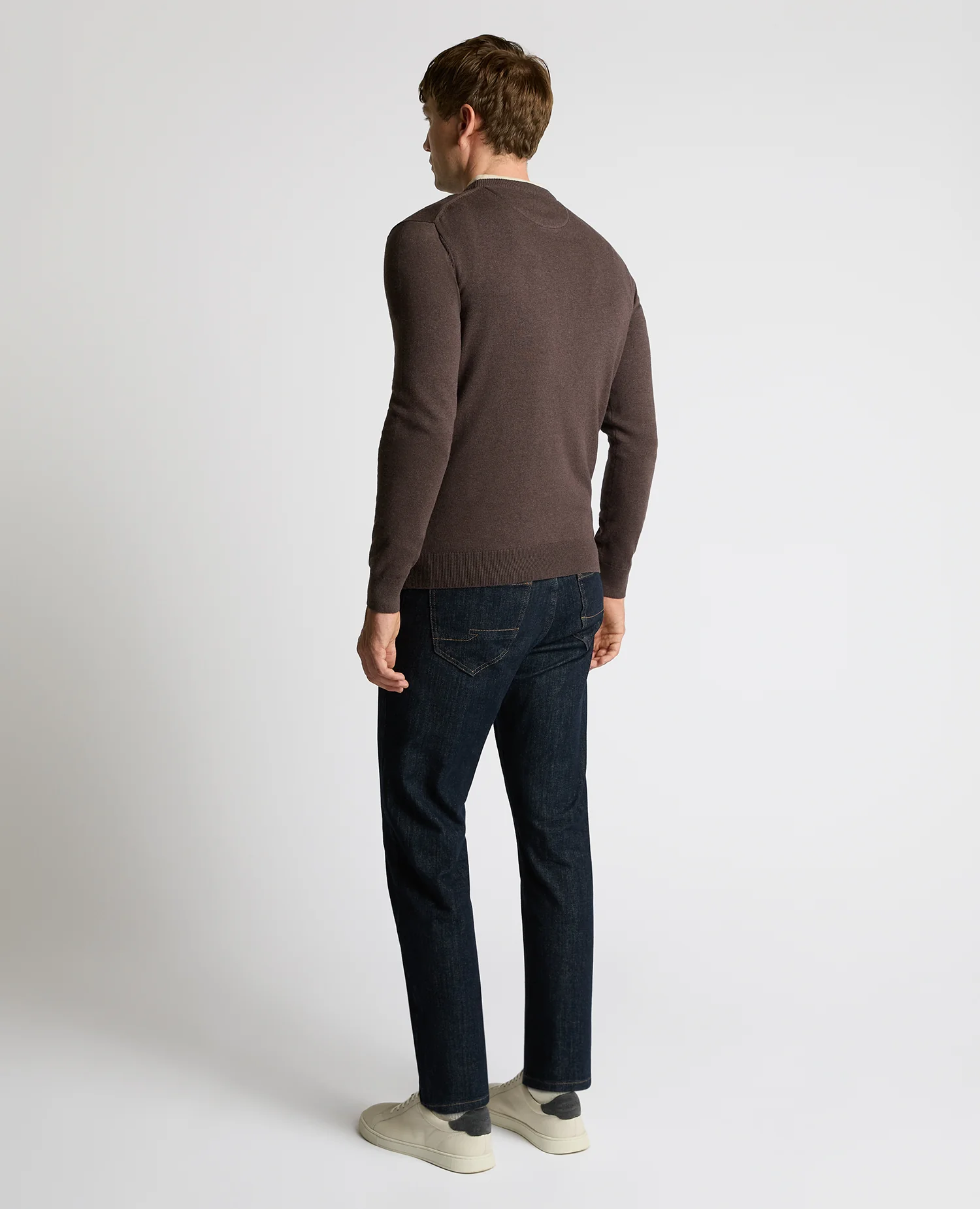 Crew Neck Cotton Sweater - Image 3