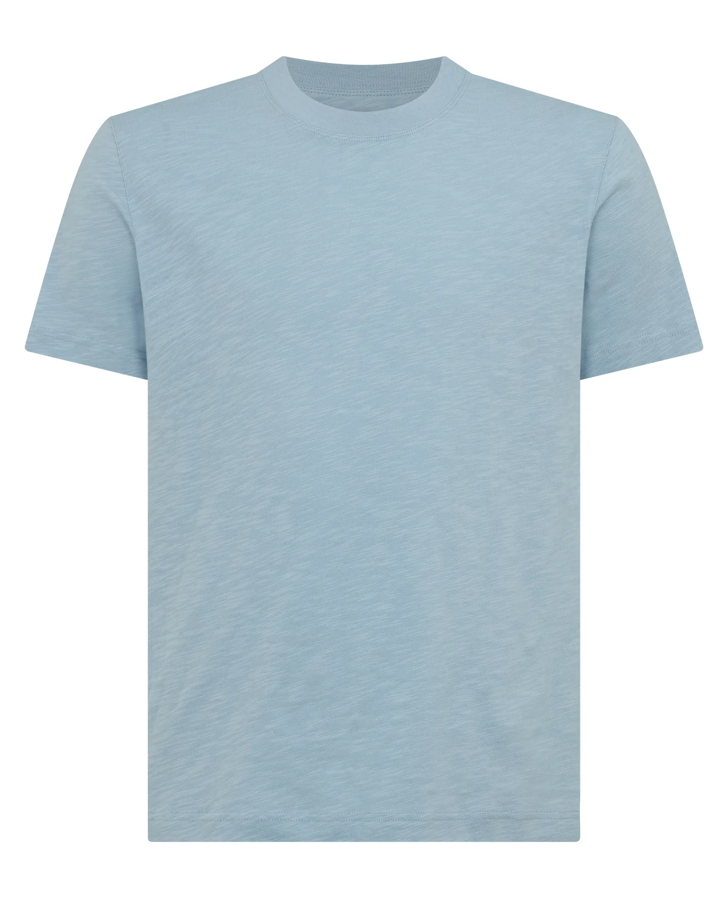 Tapered Fit Cotton Crew Neck Tee - Image 6