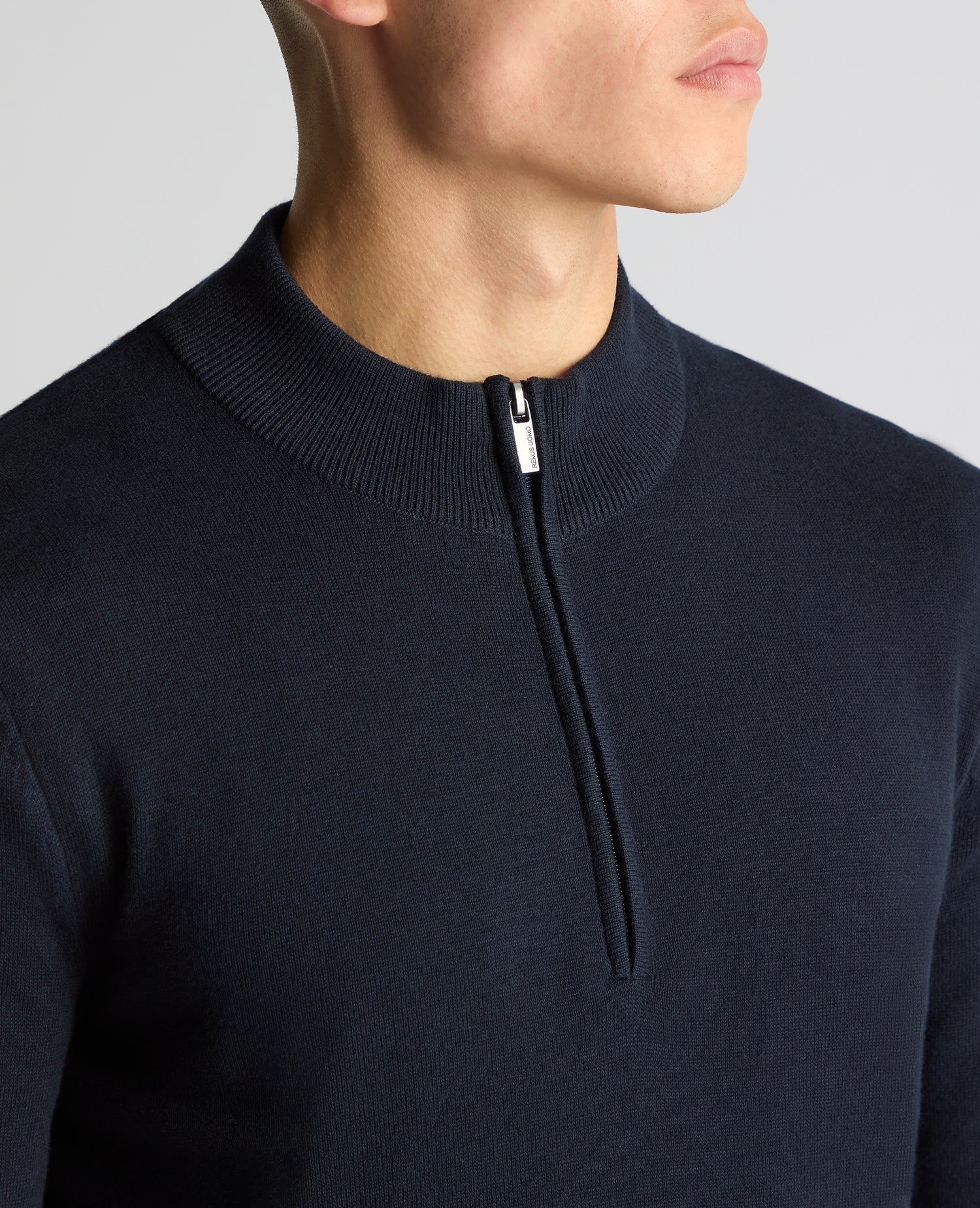 Cotton Half Zip Jumper - Image 5
