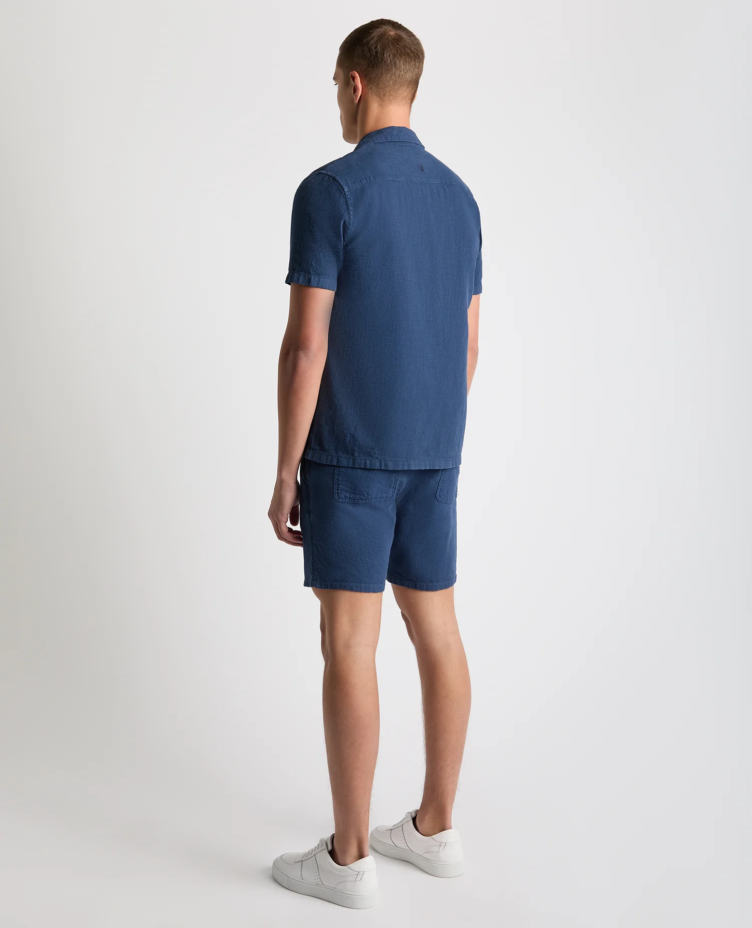 Tapered Fit Cotton-Linen Shirt - Image 3