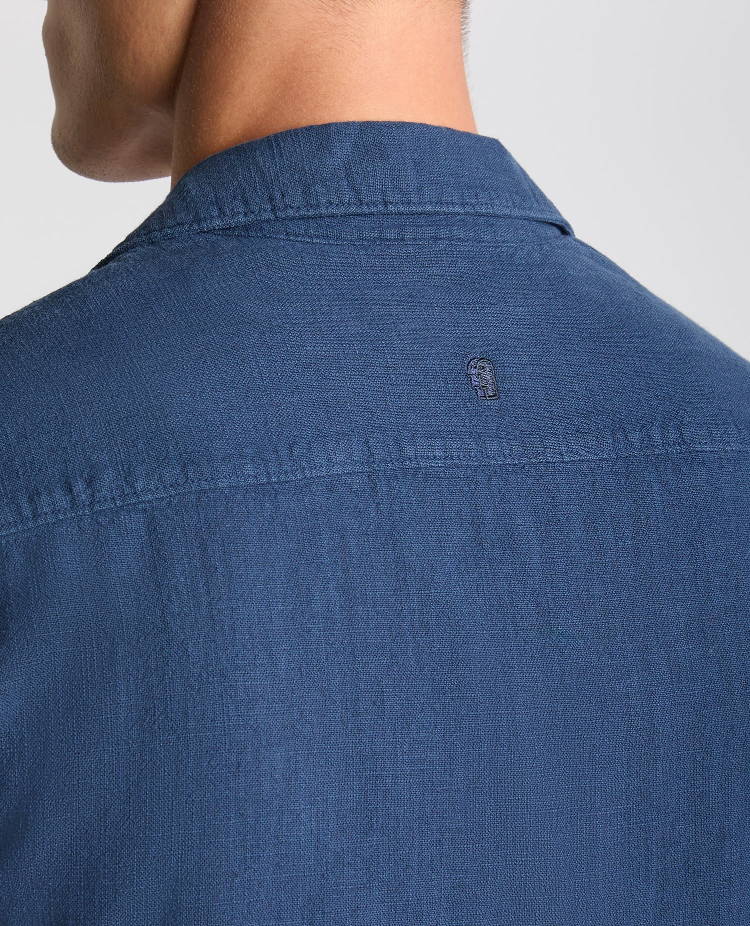 Tapered Fit Cotton-Linen Shirt - Image 6