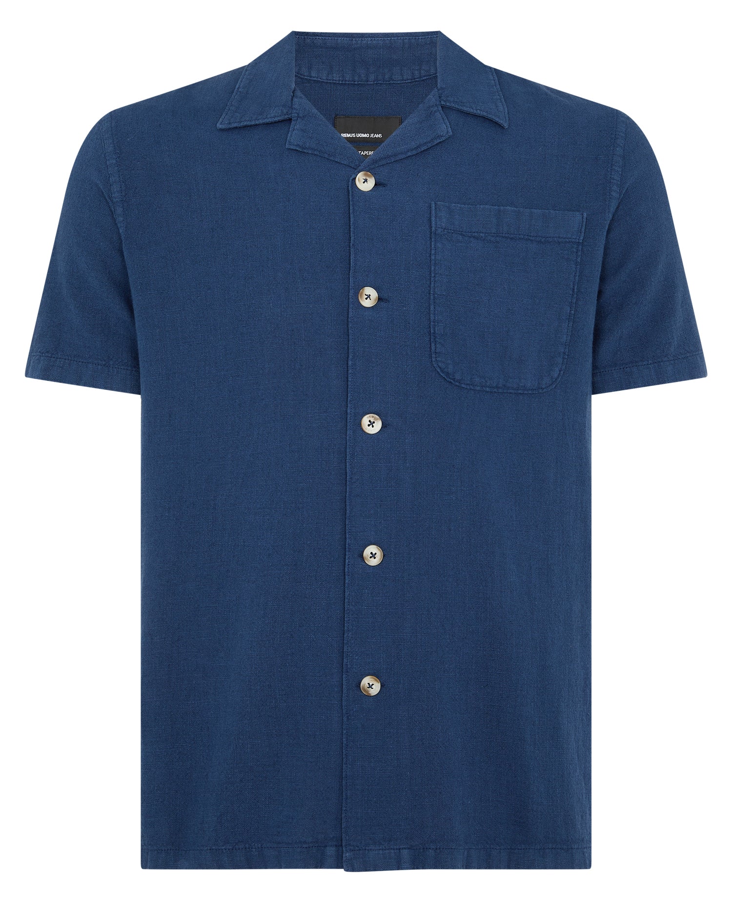 Tapered Fit Cotton-Linen Shirt - Image 7