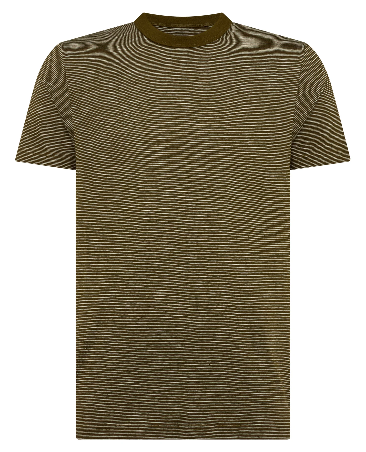 Tapered Fit Cotton-Linen T-Shirt - Image 6