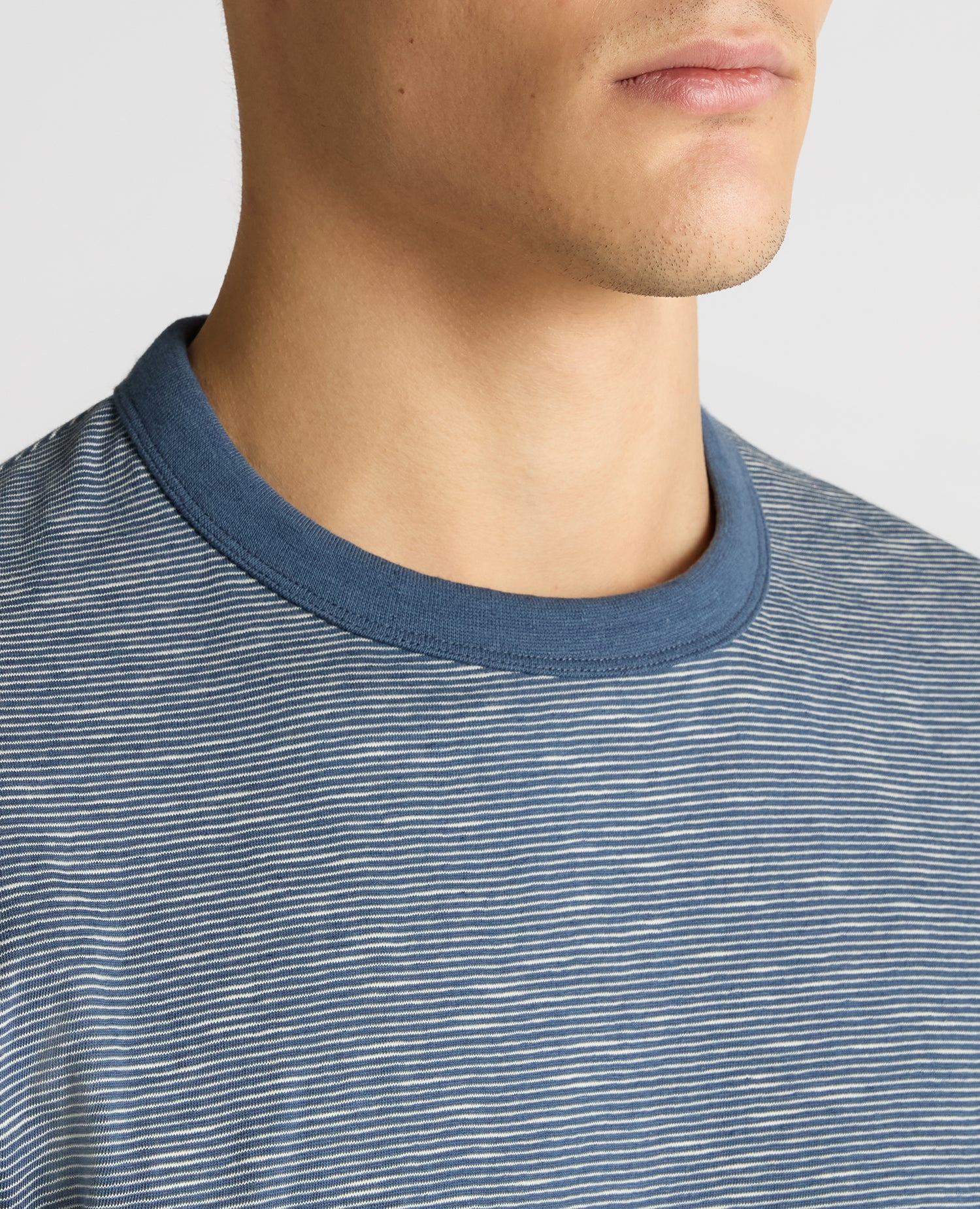 Tapered Fit Cotton-Linen T-Shirt - Image 5
