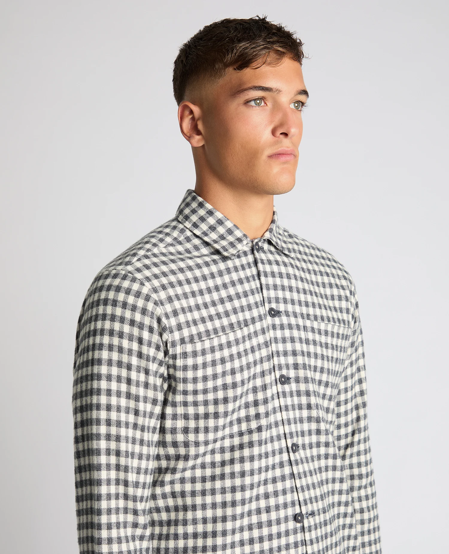 Tapered Fit Cotton Overshirt - Image 4