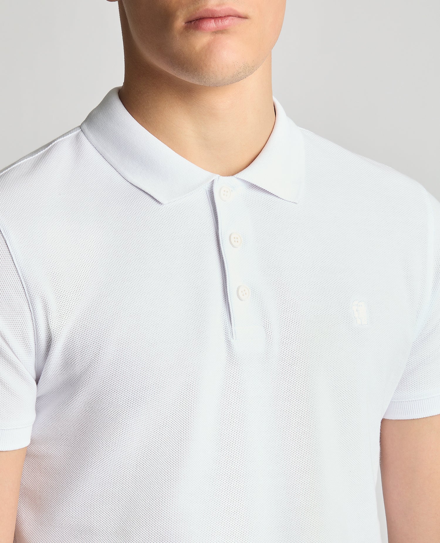 Tapered Fit Cotton Pique Polo Shirt - Image 5